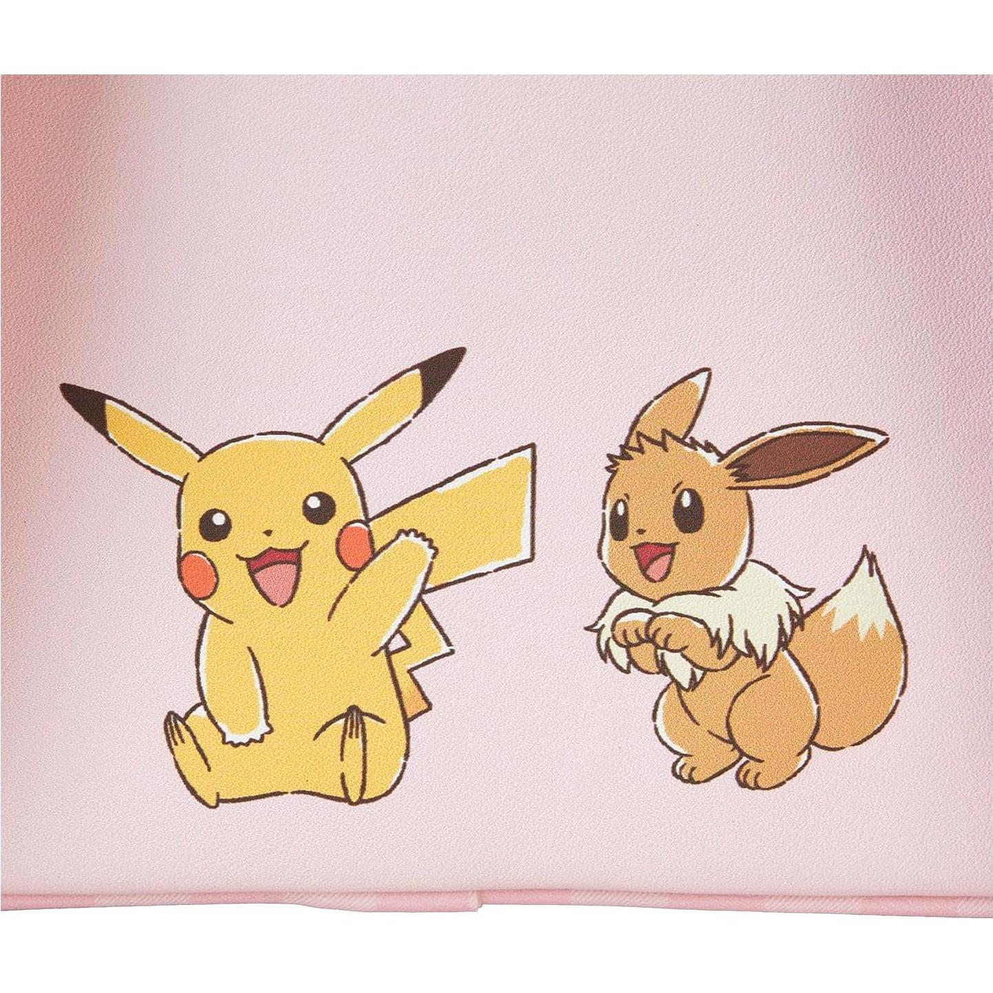 Mochila Loungefly Pikachu y Eevee 22.86x11.43x26.67cm