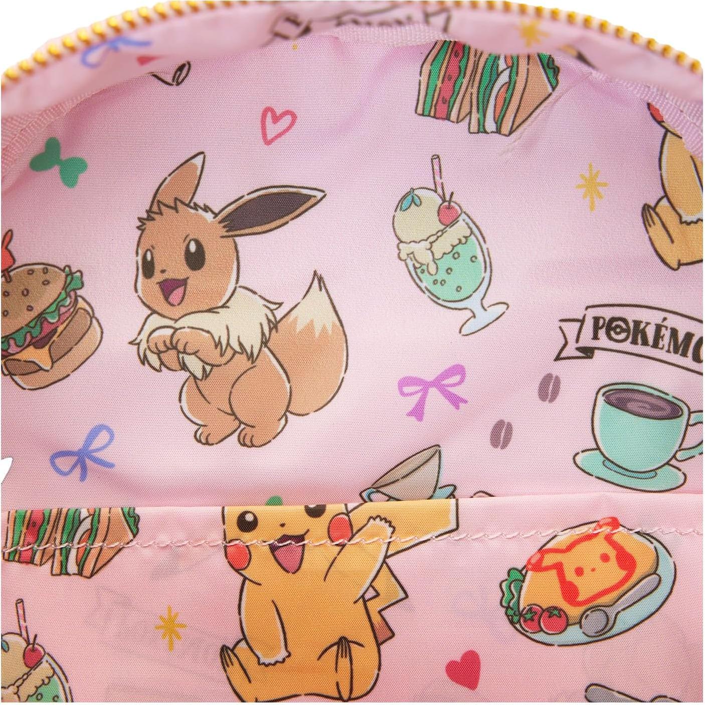 Mochila Loungefly Pikachu y Eevee 22.86x11.43x26.67cm
