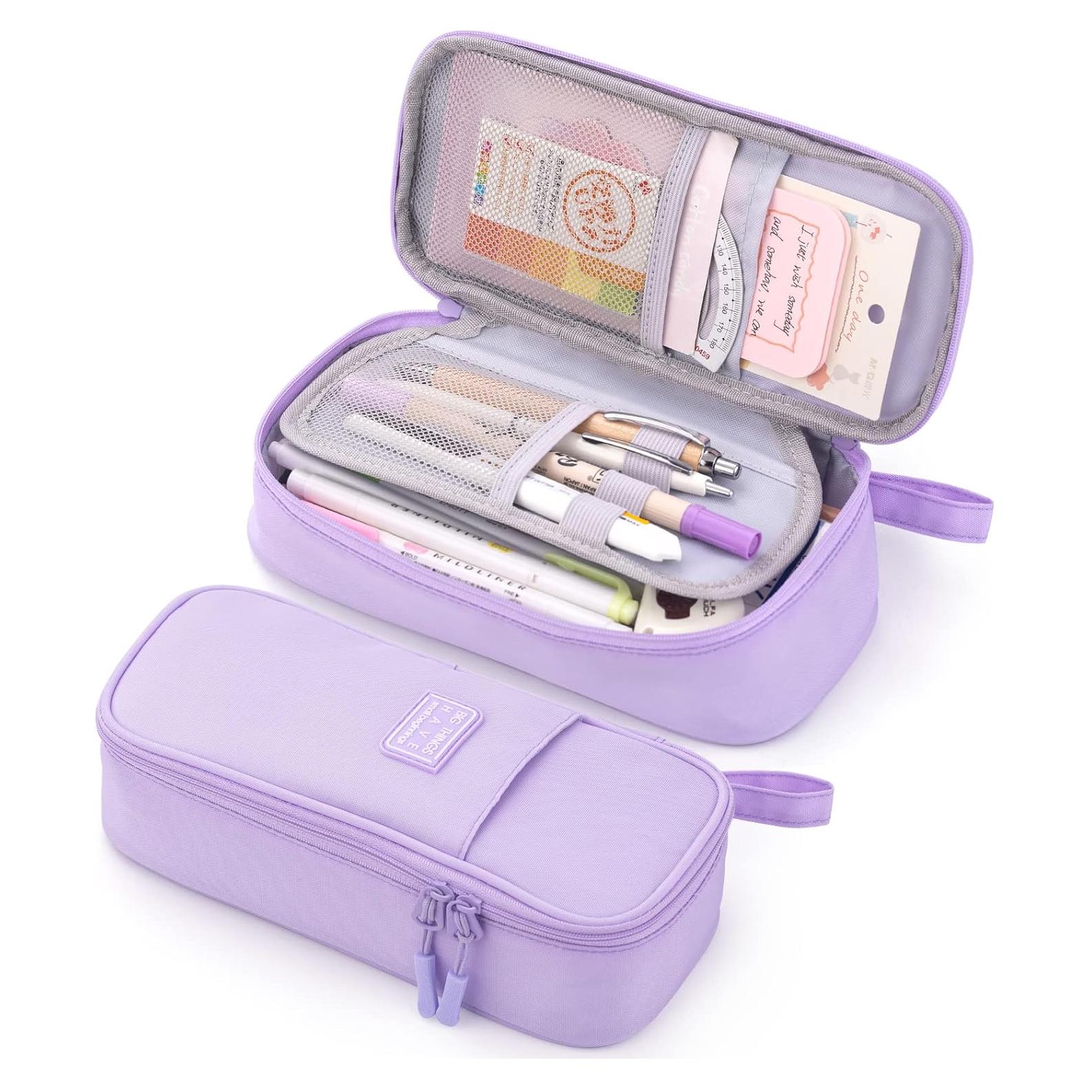 Funda de Lápiz CICIMELON Púrpura Gran Capacidad 23x11x6.5cm