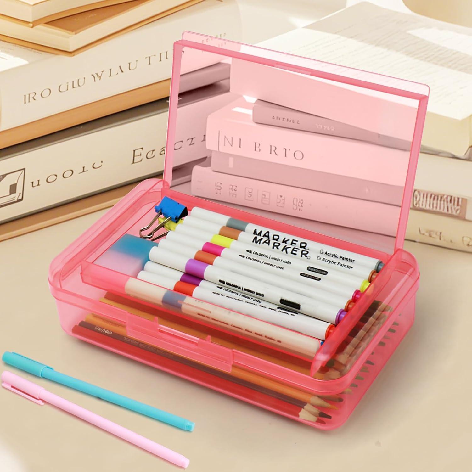 Caja de Lápices Doble Capa Nuozme Azul 20.8x11.7cm