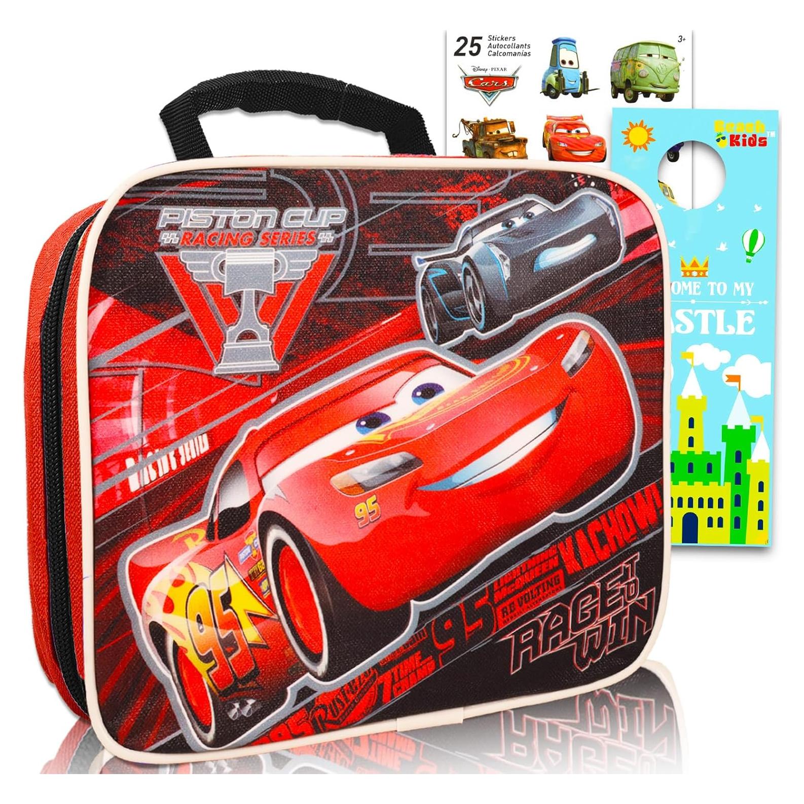 Caja de Almuerzo Aislada Disney Cars 23x20x8 cm para Niños