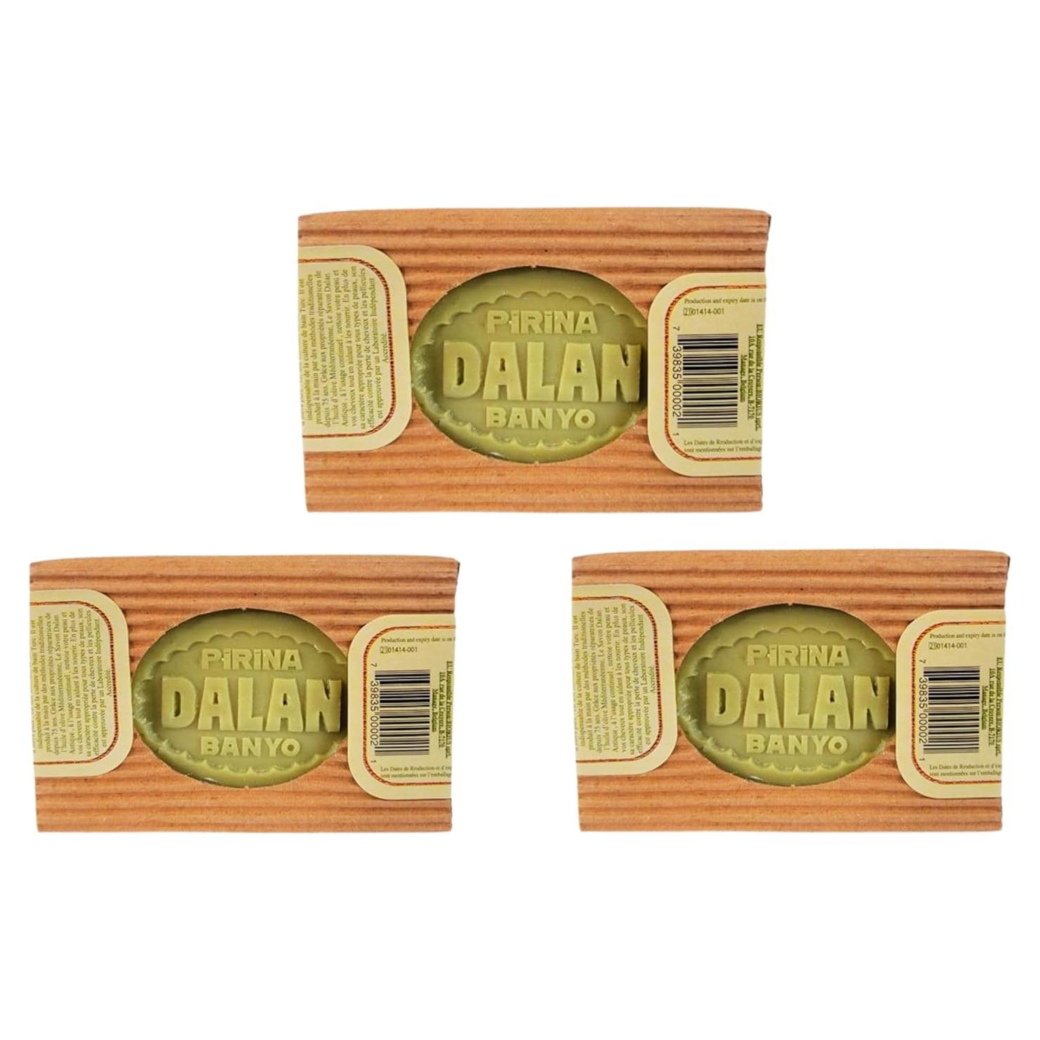 Jabón de Aceite de Oliva Dalan 100% Natural Paquete de 3