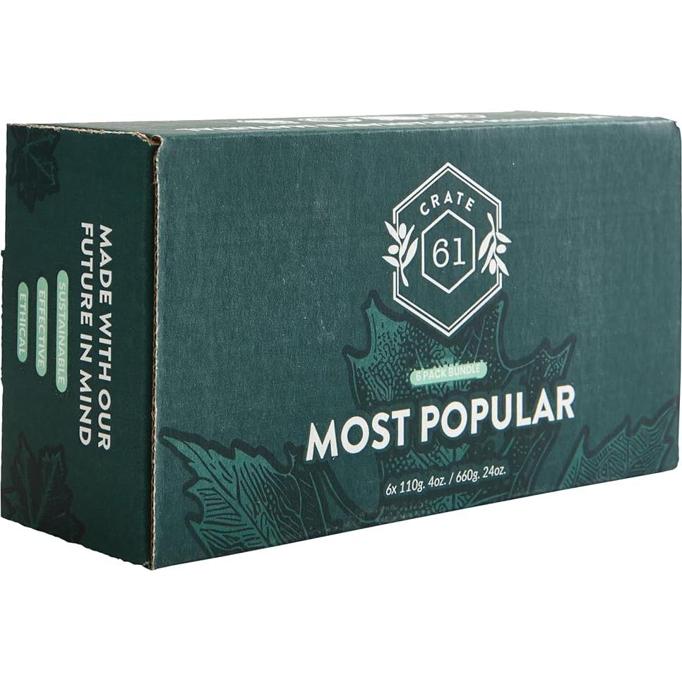 Jabón Natural Crate 61 - Hecho a Mano en Canadá - 6 Piezas