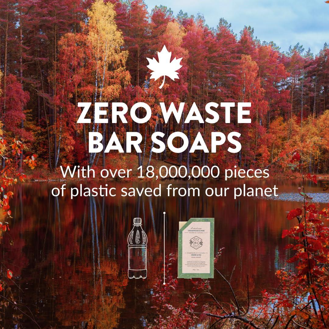 Jabón Natural Crate 61 - Hecho a Mano en Canadá - 6 Piezas