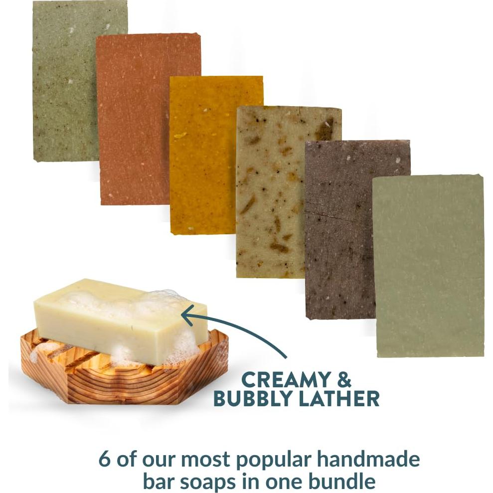 Jabón Natural Crate 61 - Hecho a Mano en Canadá - 6 Piezas