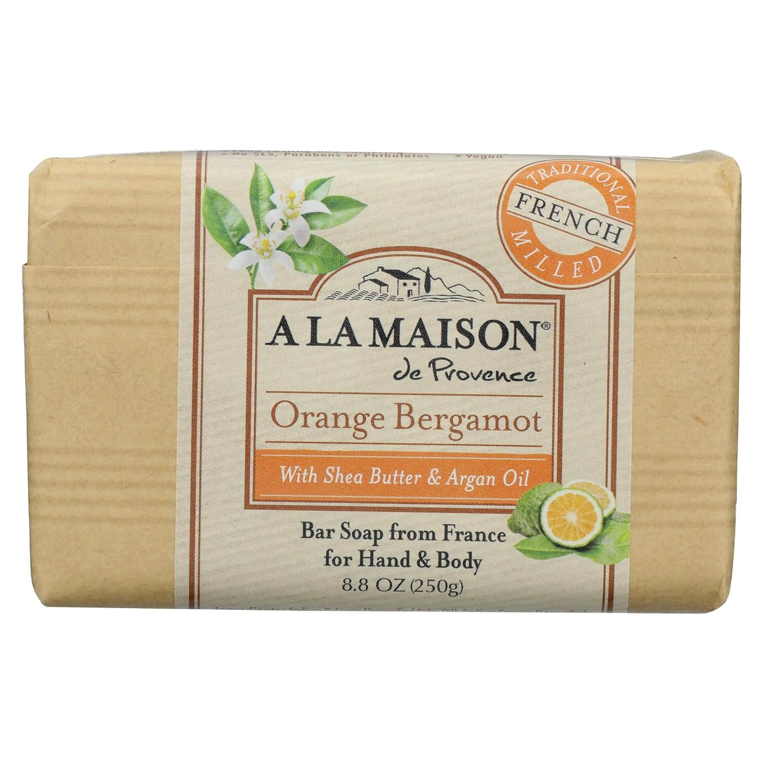 Jabón en Barra A LA MAISON Bergamota Naranja 248g Natural