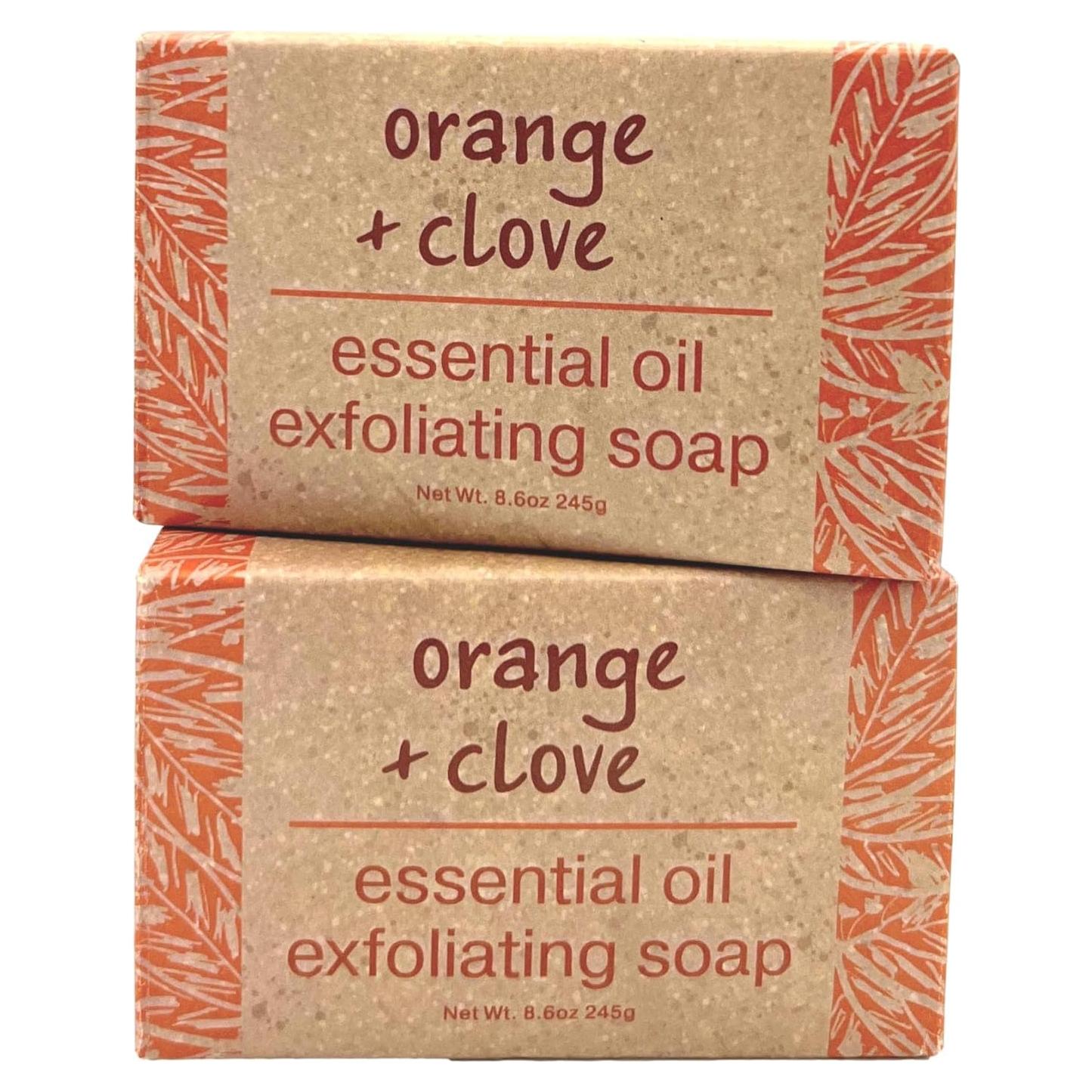 Jabón Exfoliante Greenwich Bay de Naranja y Clavo - Set 2x244g