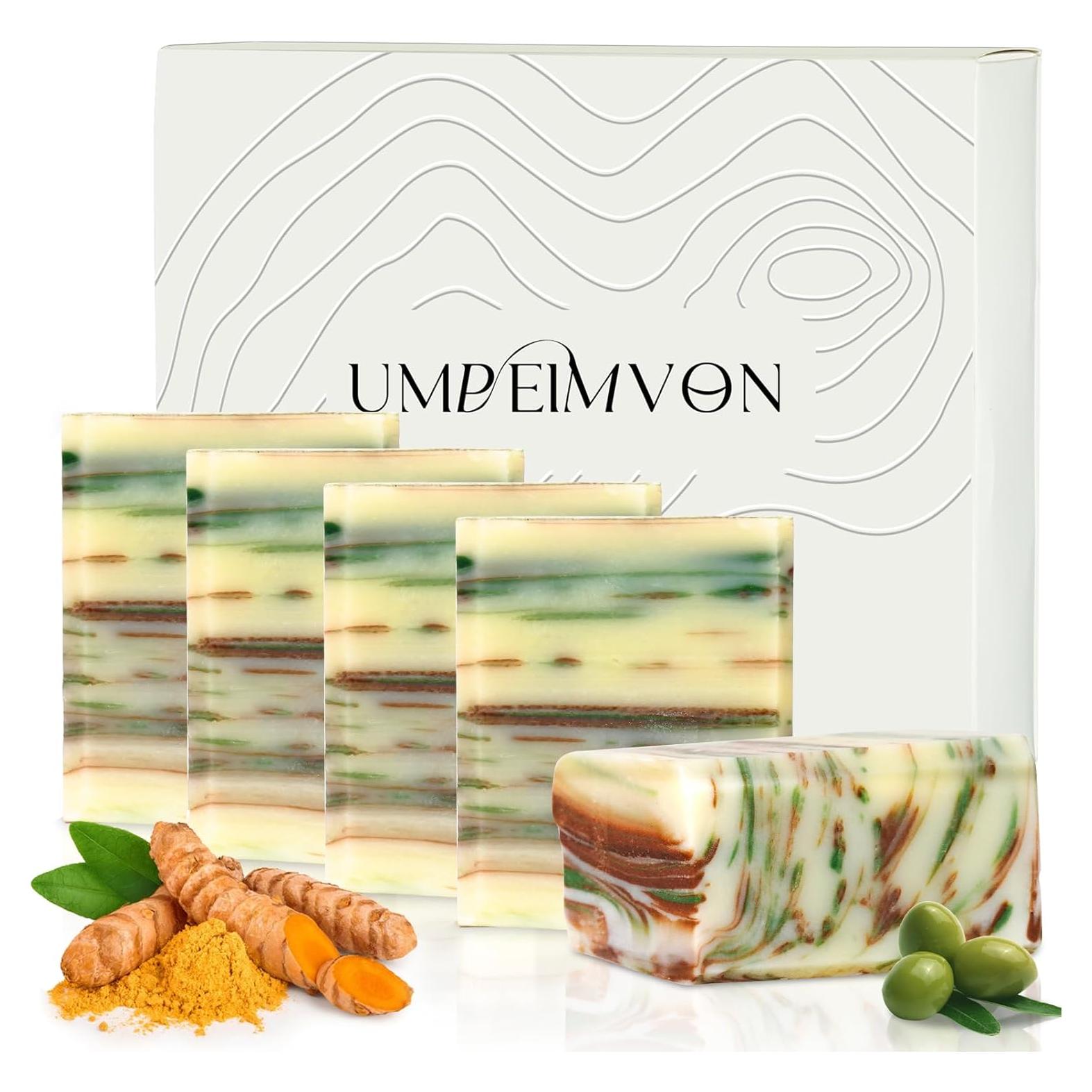 Jabón de Cúrcuma Orgánico Hecho a Mano 100g - Umpeimvon