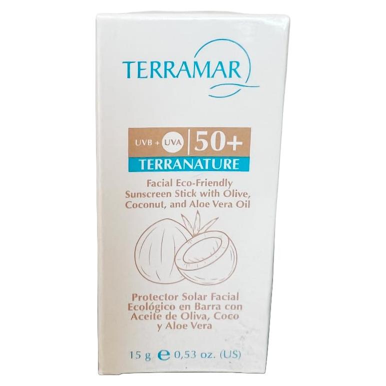 Protector Solar Facial en Barra TerraNature SPF 50+ 15 g