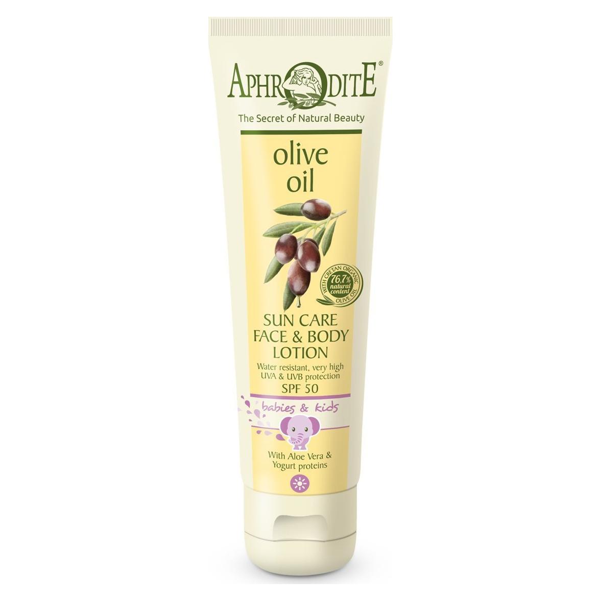 Aceite de Oliva Solar Aphrodite SPF 50 Bebés 150ml