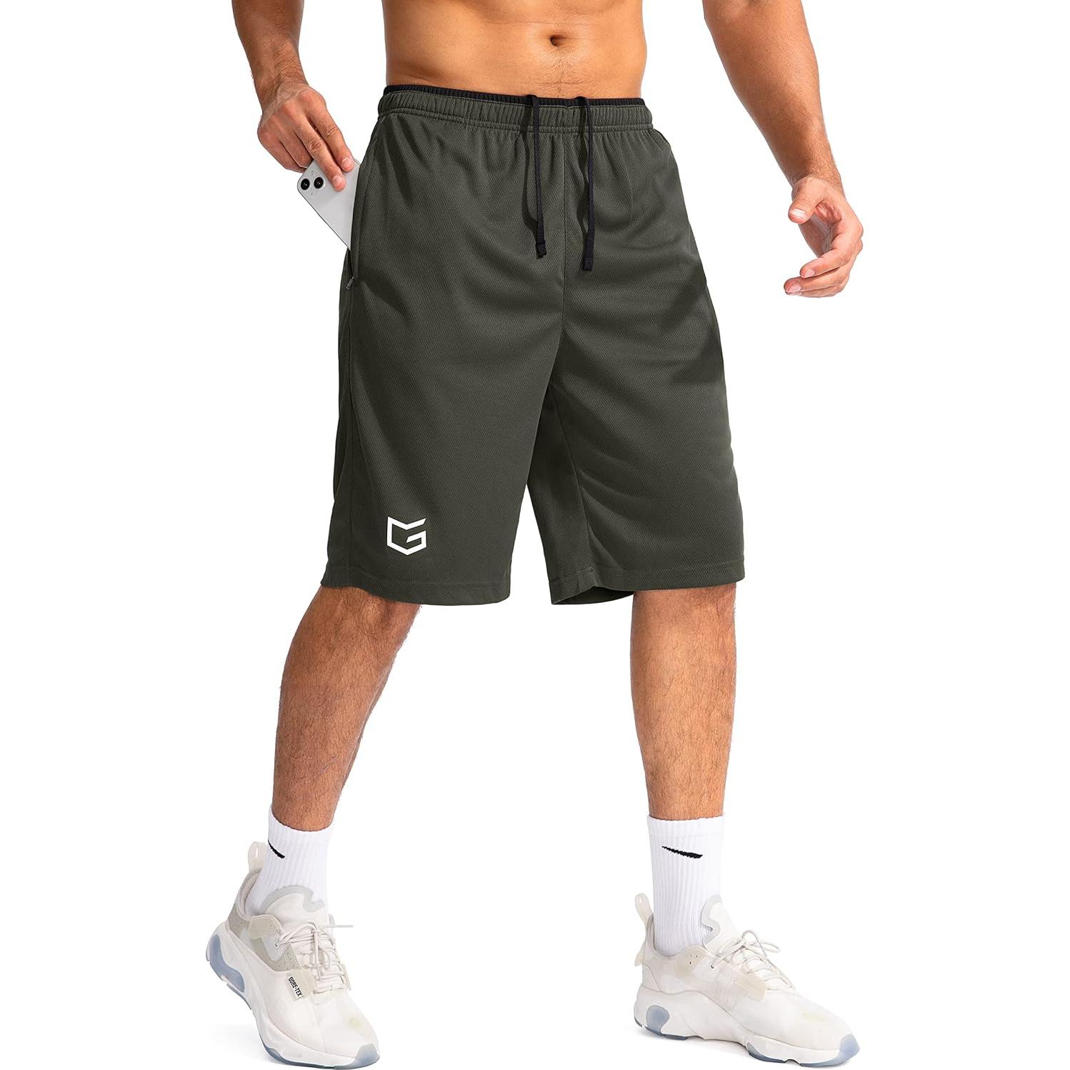 Pantalones Cortos de Baloncesto G Gradual Hombre 28 cm Secado Rápido