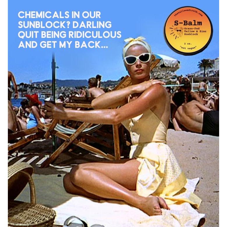 Bálsamo Solar S-Balm The Tallowed Truth 56.7g - 17% Óxido de Zinc