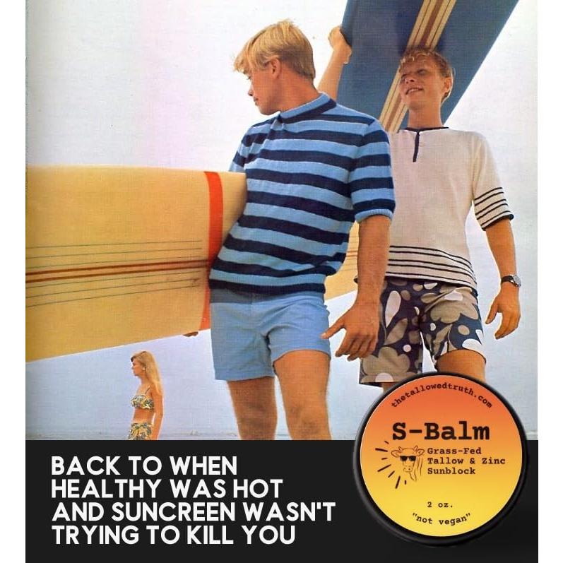 Bálsamo Solar S-Balm The Tallowed Truth 56.7g - 17% Óxido de Zinc