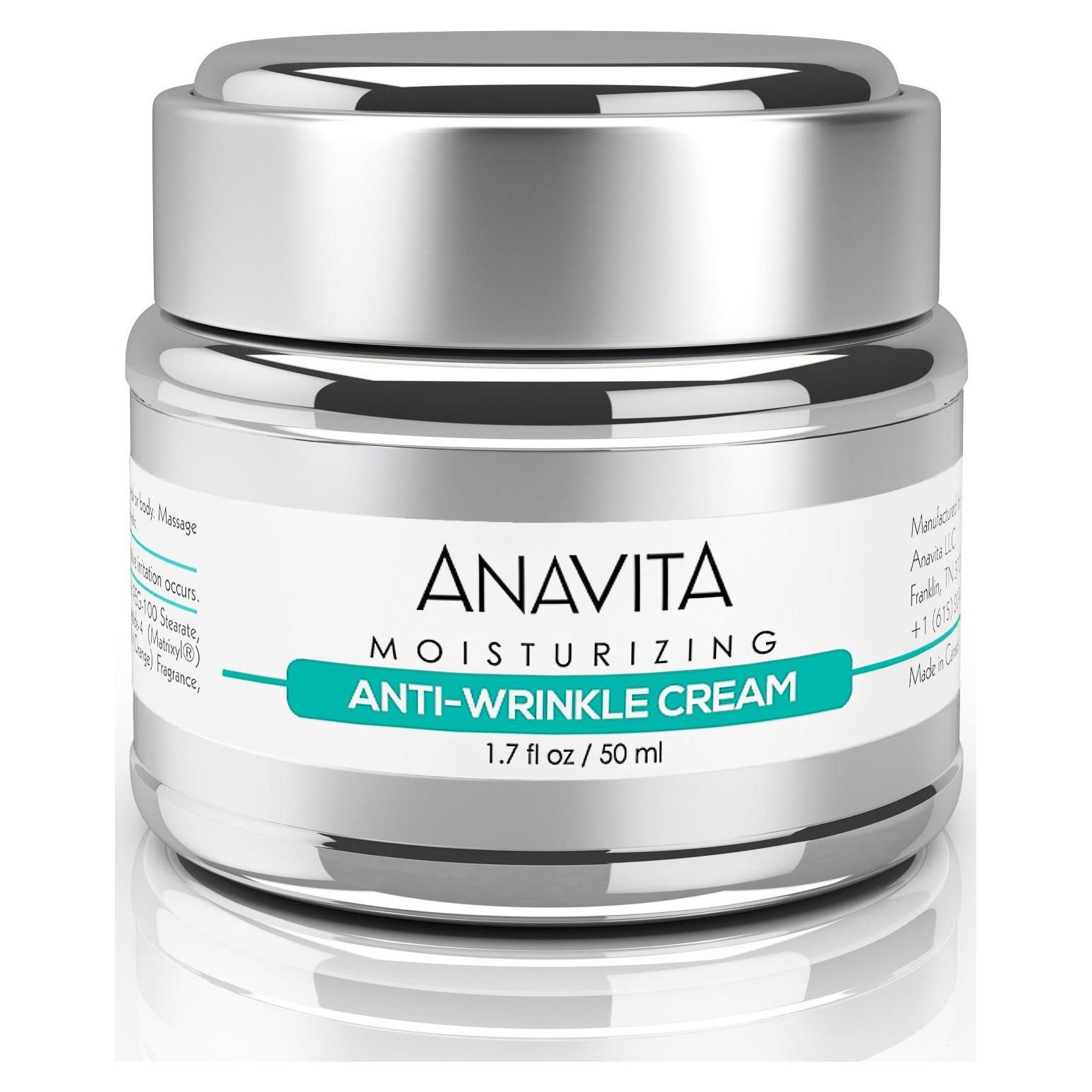 Crema Hidratante Antiarrugas Anavita 50 ml - Péptidos y Ácido Hialurónico