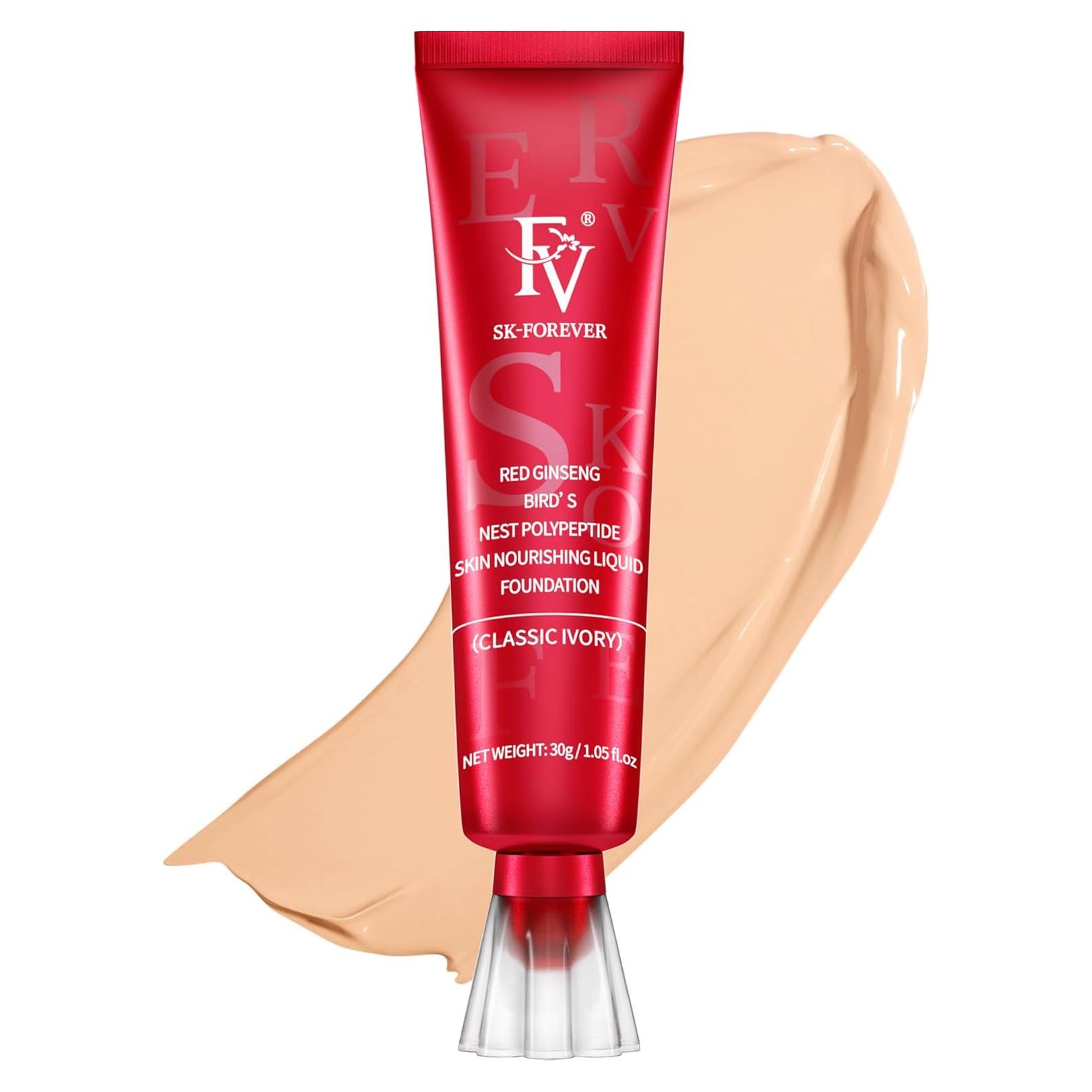 Base Líquida Impermeable FV 30 ml Acabado Mate Marfil Clásico