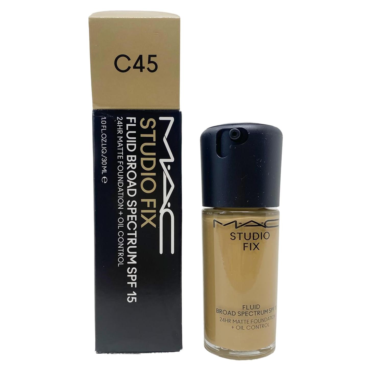 Base de Maquillaje MAC Studio Fix Fluid SPF15 C45 30 mL