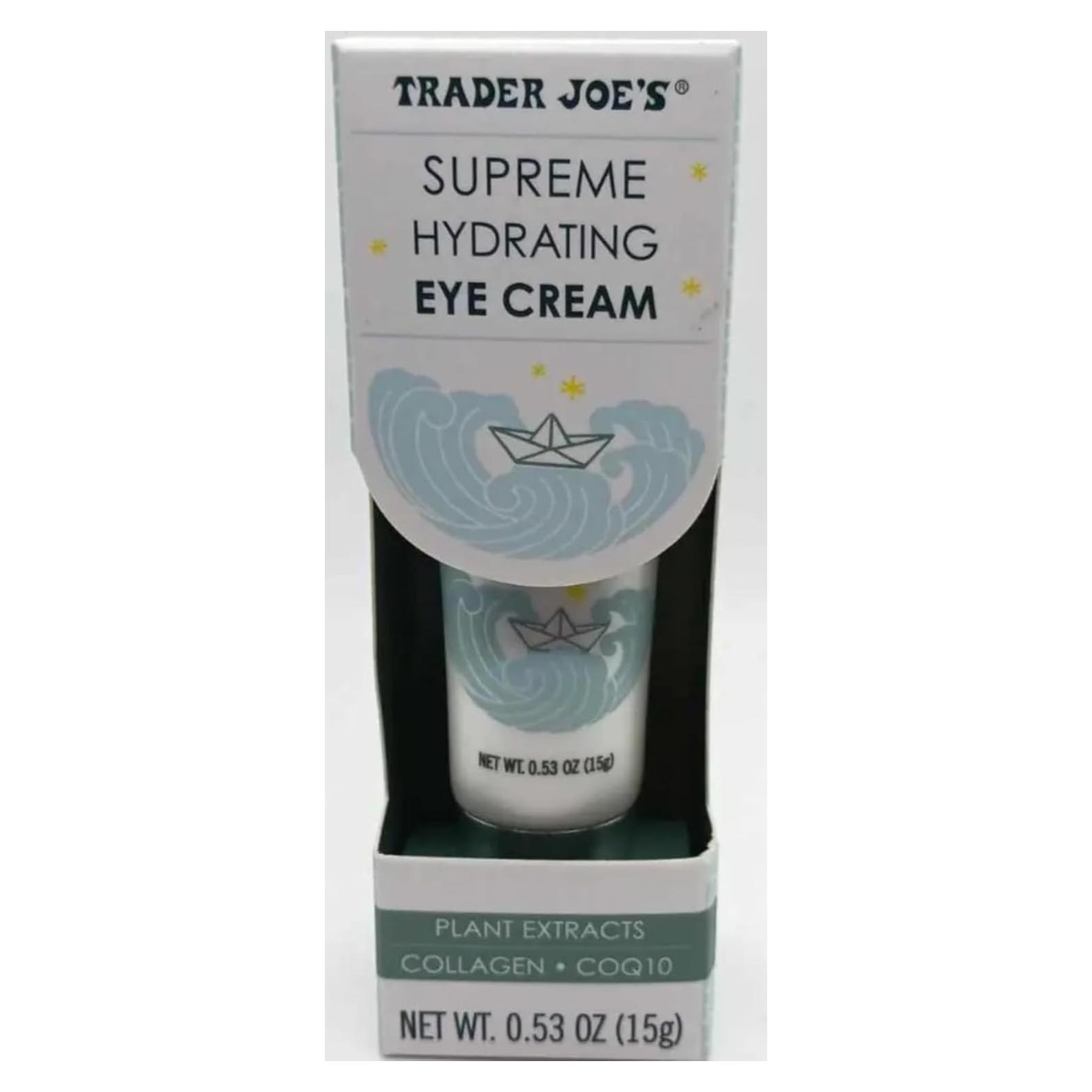 Crema Hidratante para Ojos Trader Joe's 30ml Colágeno CoQ10