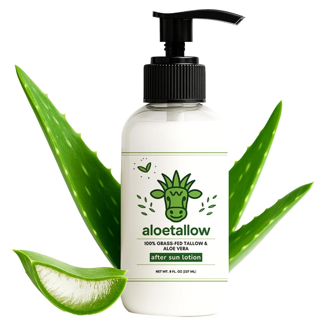 Loción Después del Sol AloeTallow 248g - Hidratante Natural