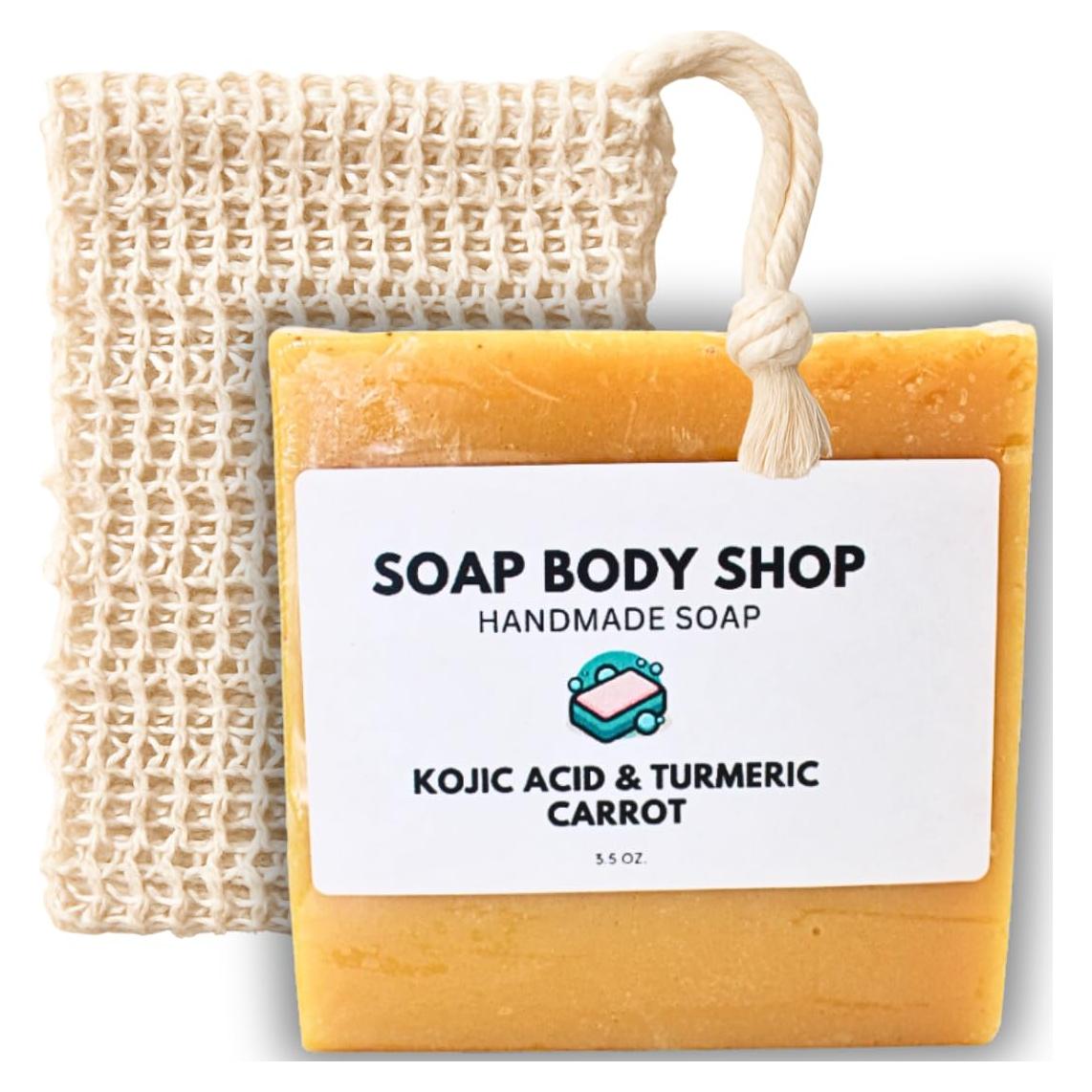 Jabón Natural de Cúrcuma y Zanahoria Sin Fragancia 99g