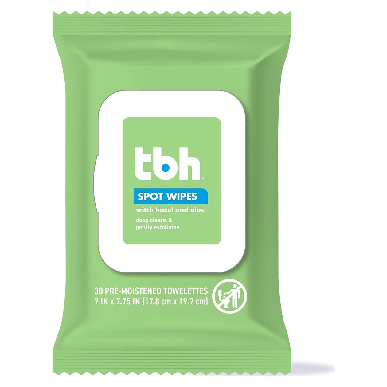 Toallitas Limpiadoras Faciales TBH Kids - 30 Unidades - Ácido Salicílico y Hamamelis