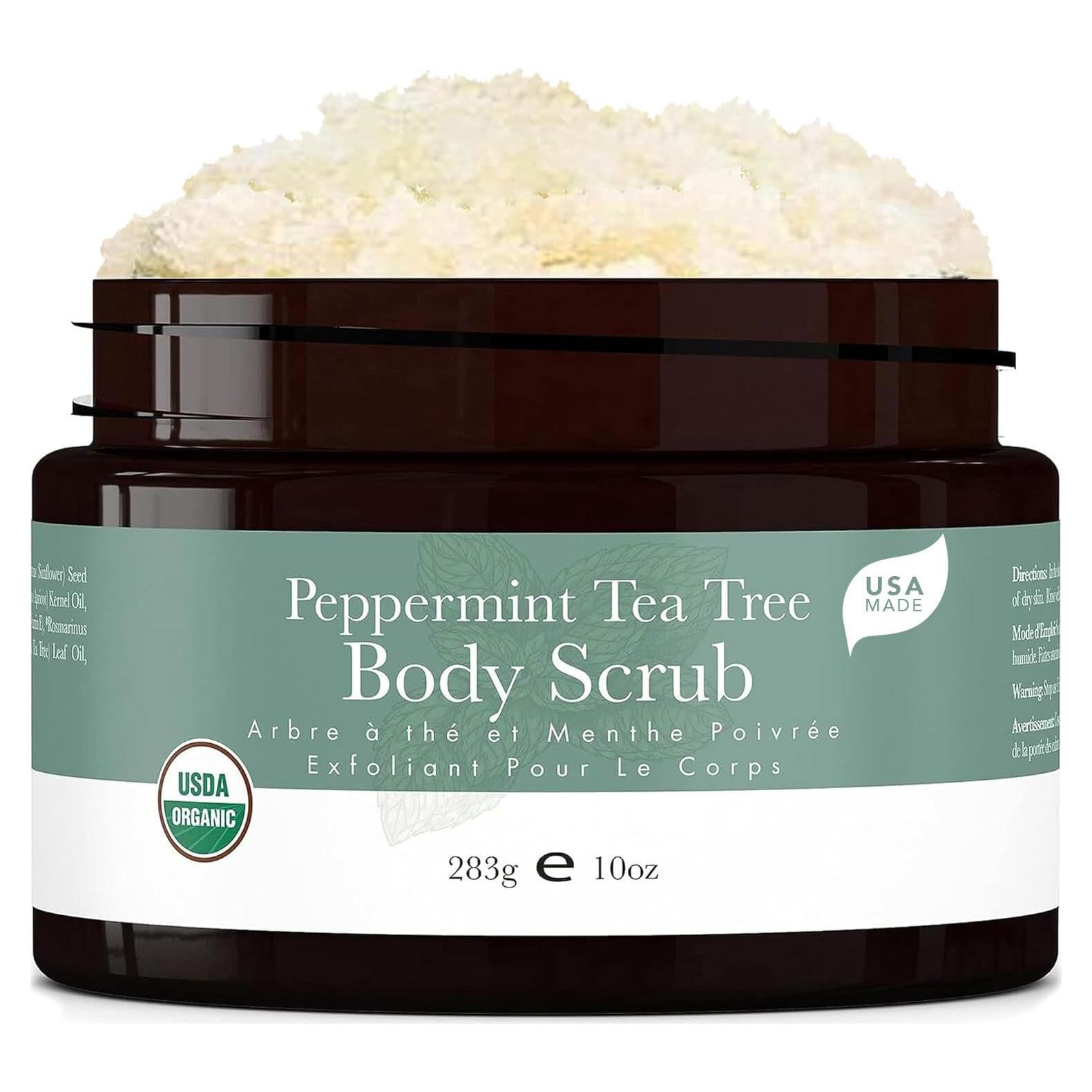 Exfoliante Corporal Orgánico Beauty by Earth Té de Menta 283g