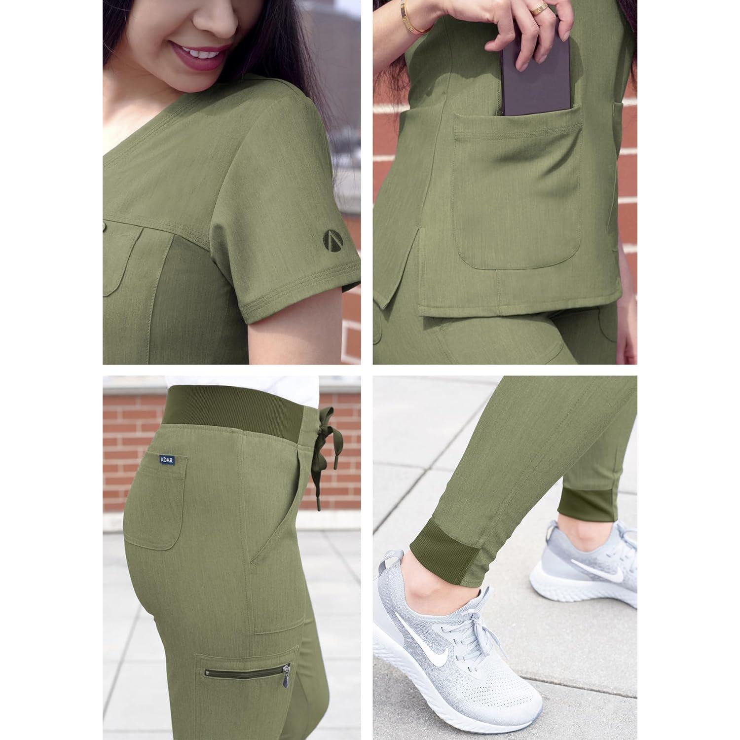 Conjunto de Scrubs Adar Pro Movement para Mujeres - Top y Pantalones