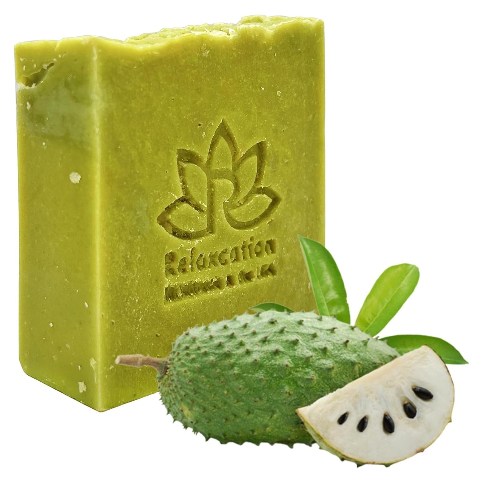 Jabón Natural de Soursop Relaxcation 113g Hidratante Vegano