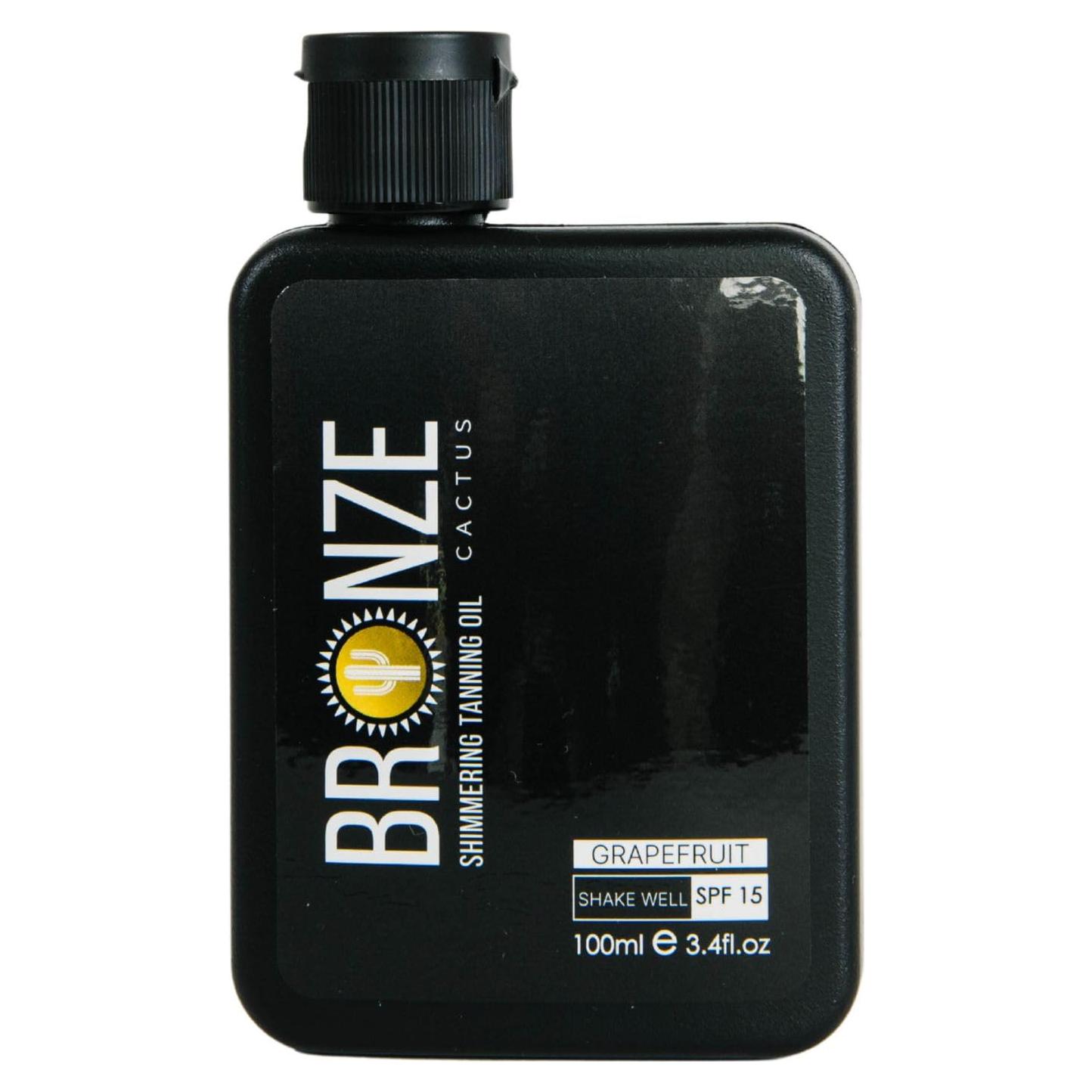 Aceite Bronceador SPF 15 Bronze Cactus 100ml - Hidratante Vegano