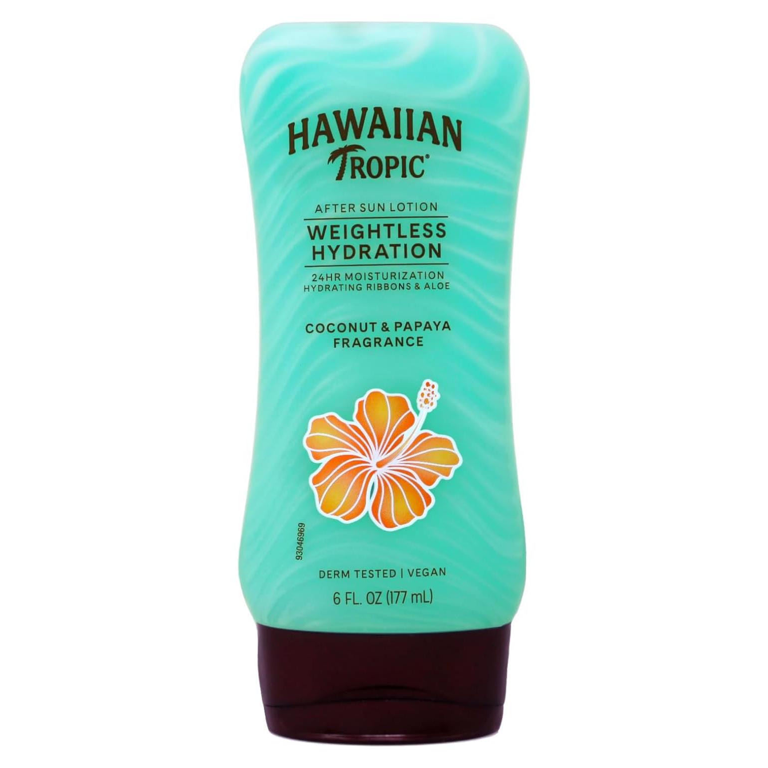Hawaiian Tropic Loción Hidratante Sin Peso 180 ml