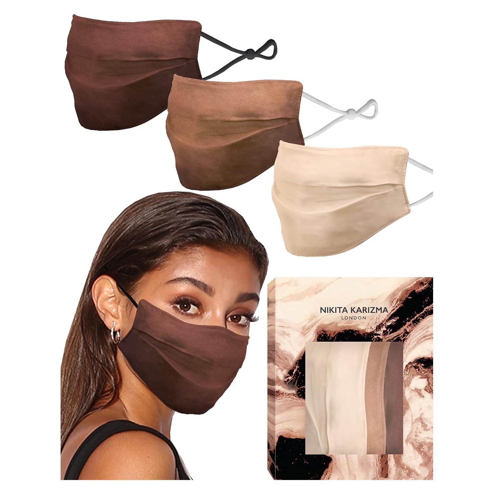 Mascarilla de Seda KARIZMA Beverly Hills - Reutilizable y Ajustable