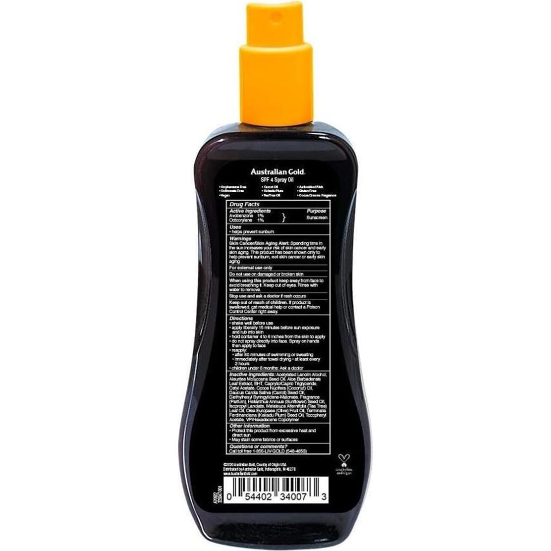 Aceite Bronceador Australian Gold SPF 04 6 Piezas 235ml