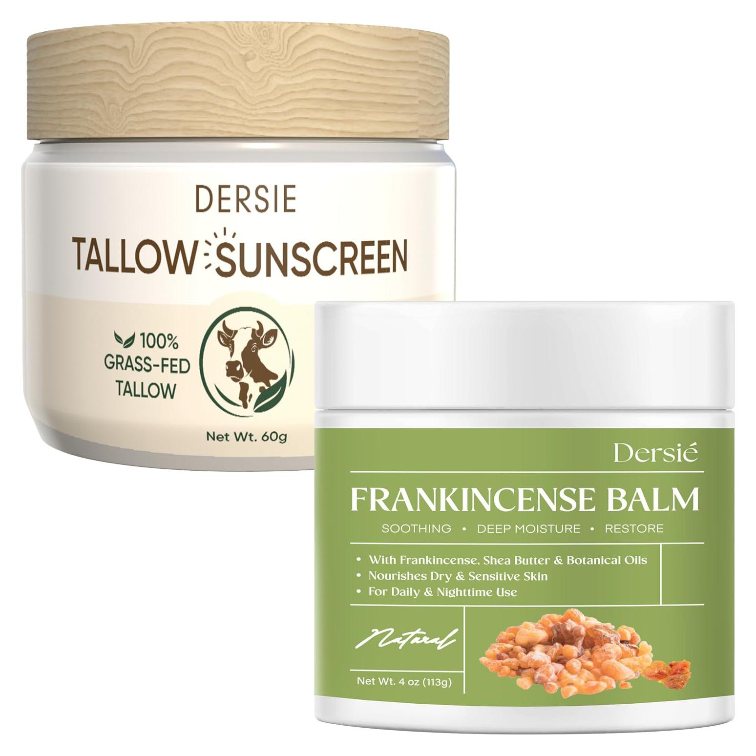 Paquete de Cuidado Natural Dersie: Protector Solar y Balsamo