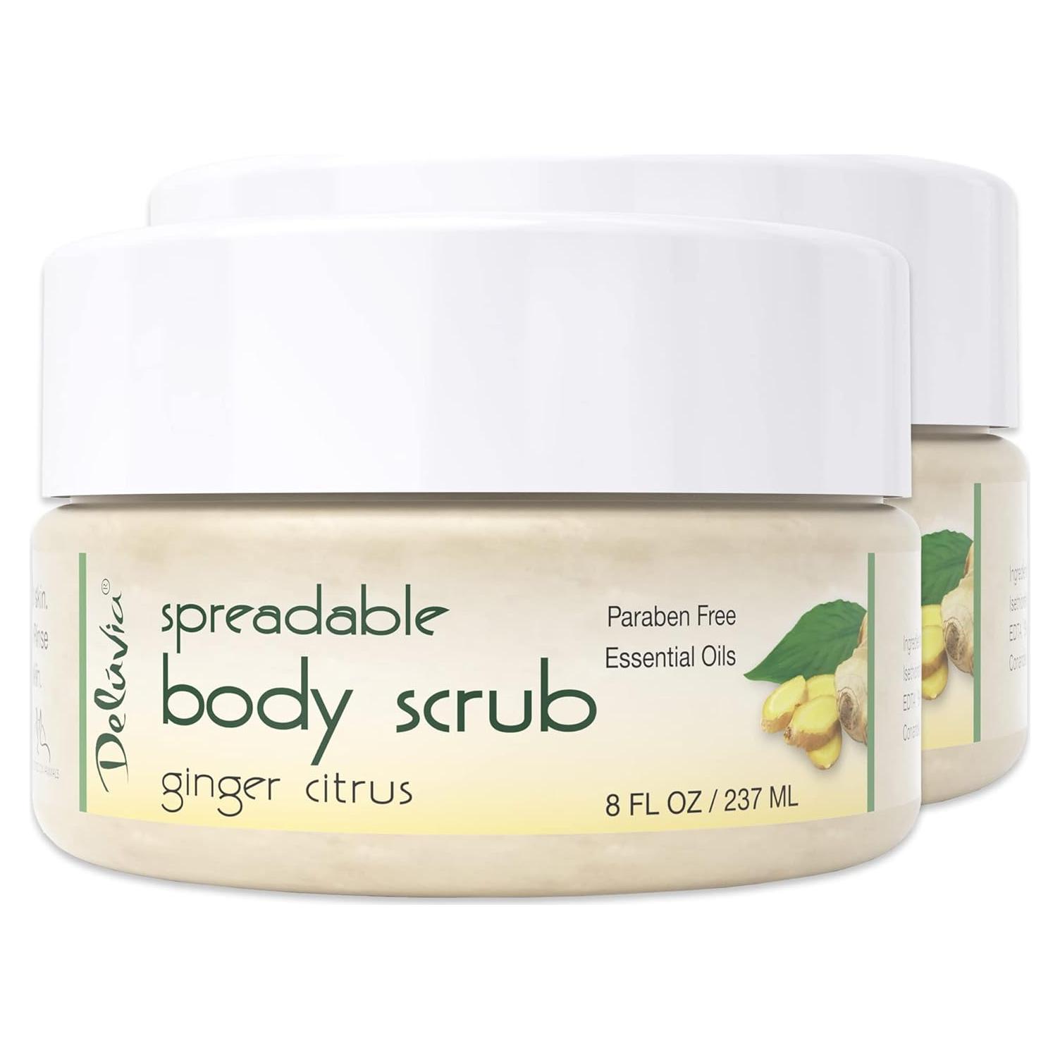 Exfoliante Corporal Hidratante Deluvia 113g x2 con Jengibre