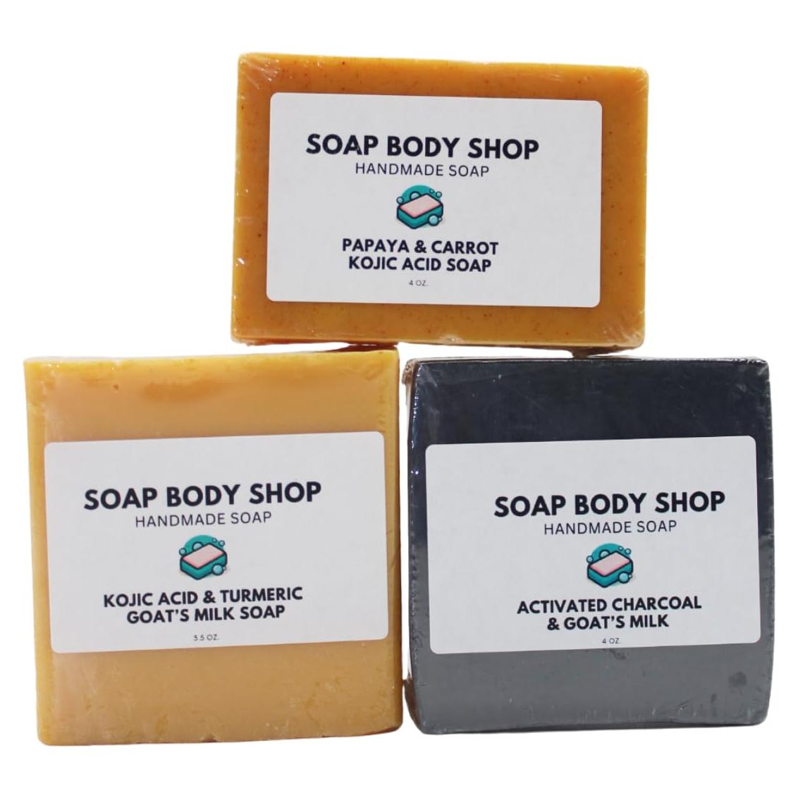 Juego de Jabones de Leche de Cabra Sin Fragancia - 3 Piezas