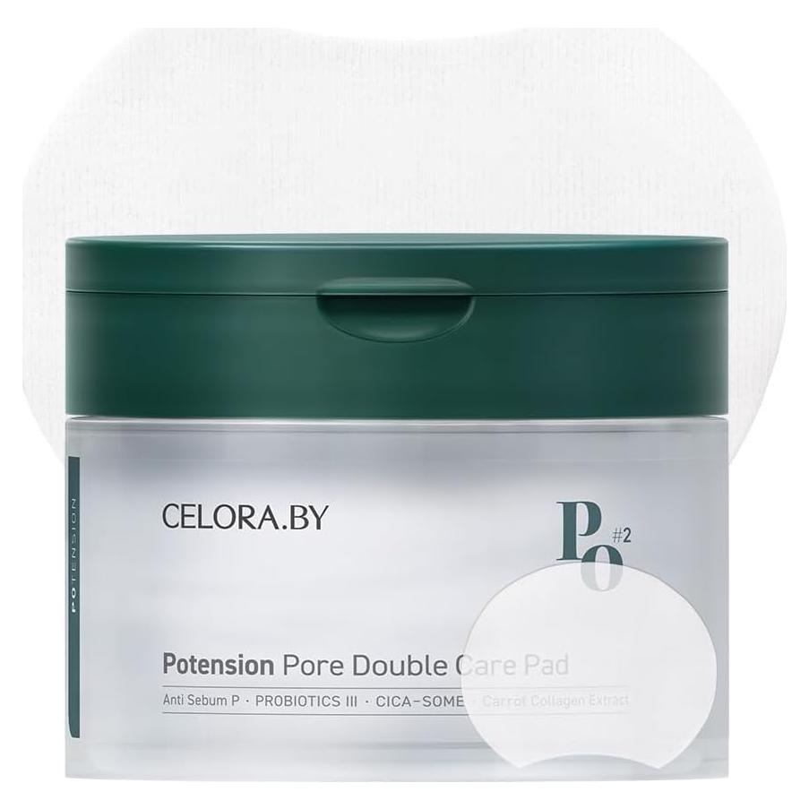 Almohadillas de Tónico CELORABY Pore Double Care - 70 Unidades