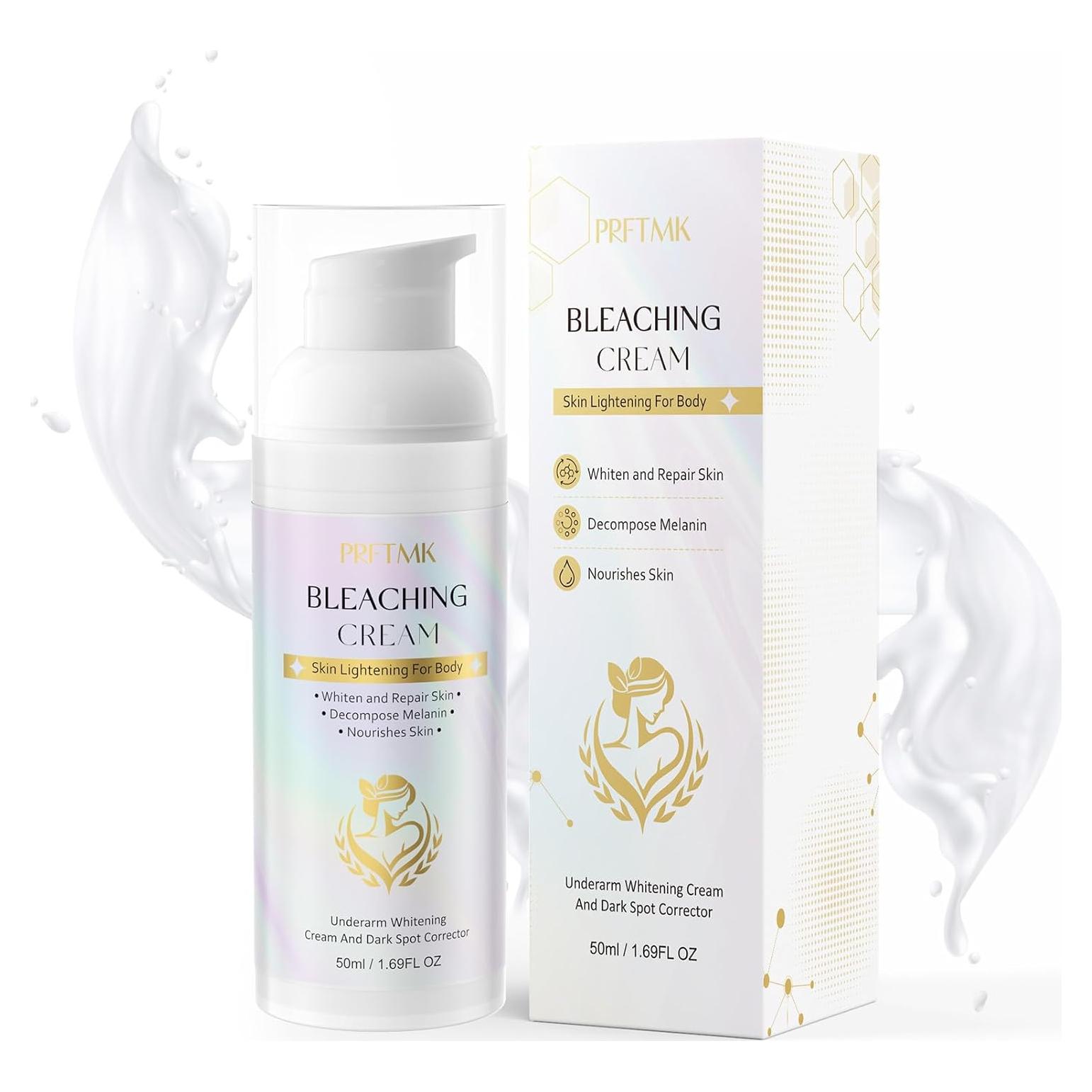 Crema Blanqueadora de Piel PRFTMK 50ml - Vitamina C para Manchas