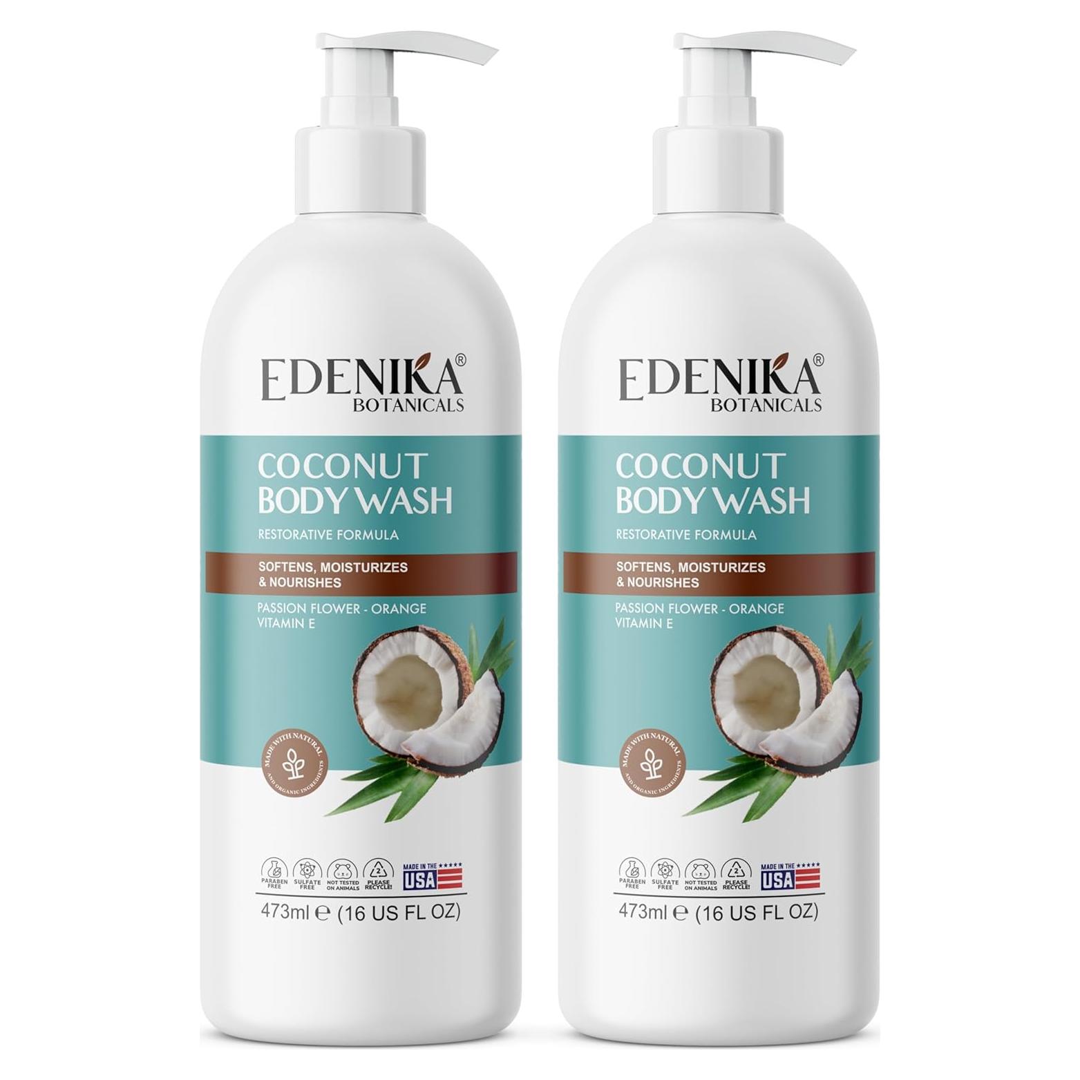 Gel de Ducha Hidratante Coco Edenika 473 ml 2-Pack