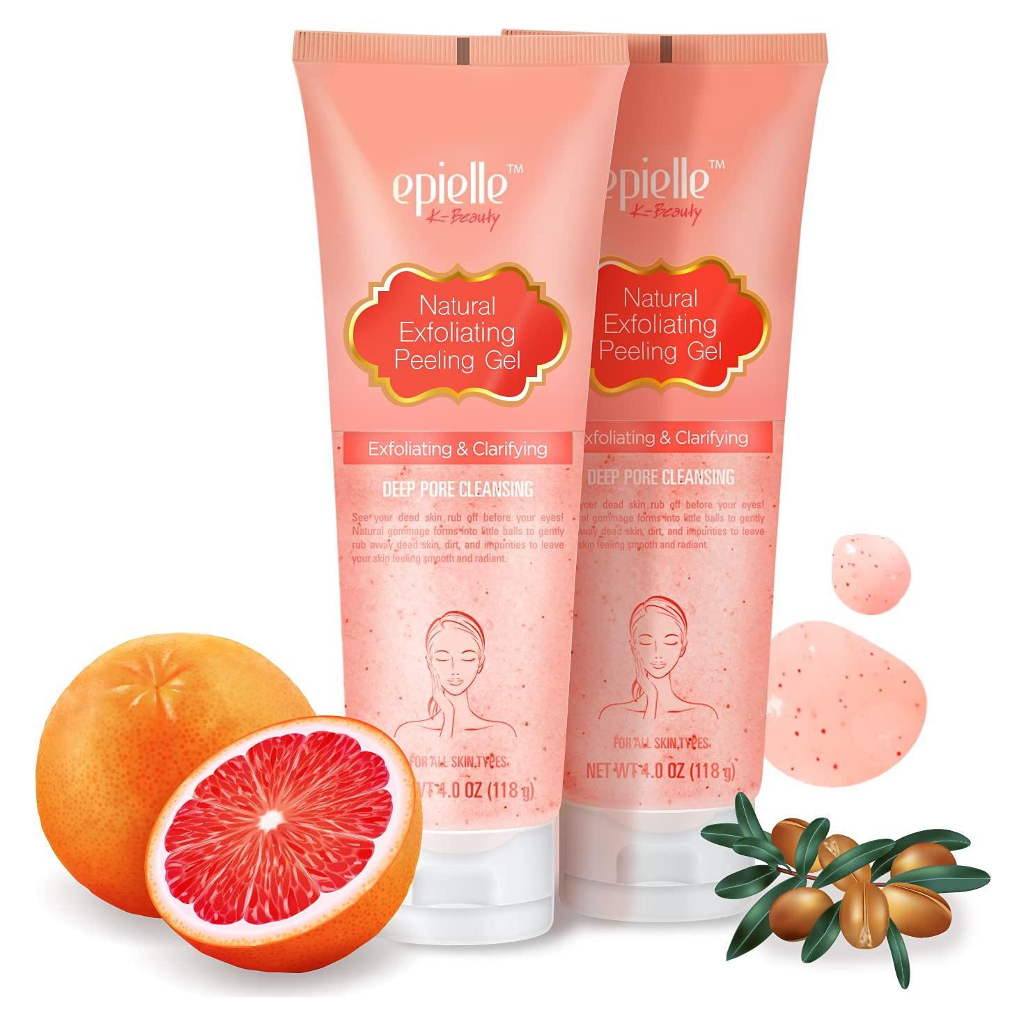 Epielle Gommage Peeling Gel Exfoliante Facial 118ml - 2 Paquete