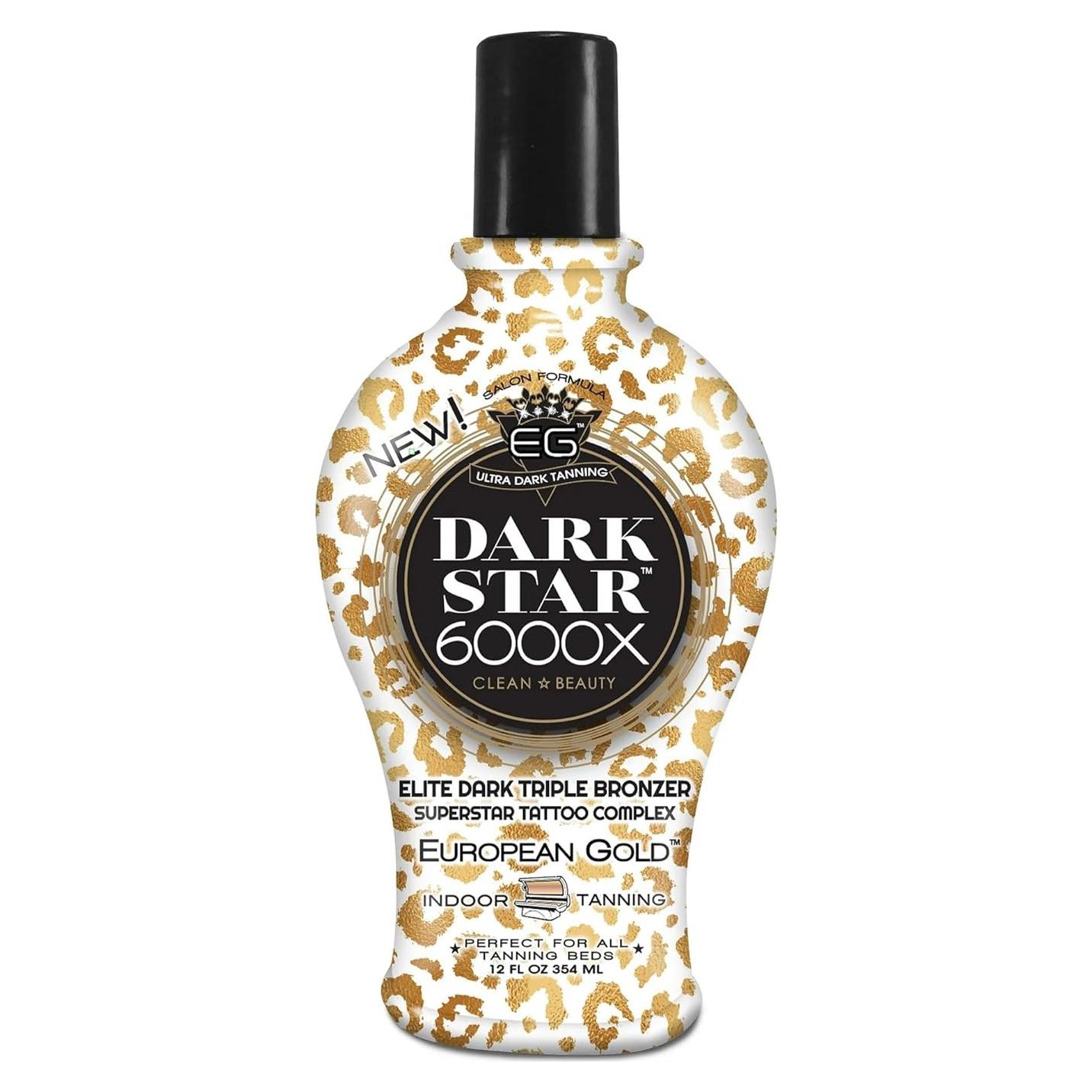 Loción bronceadora ultra oscura European Gold 6000X 340g