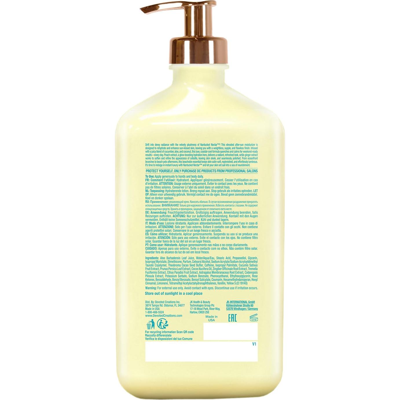 Crema Hidratante Corporal Después del Sol Devoted Creations 540g