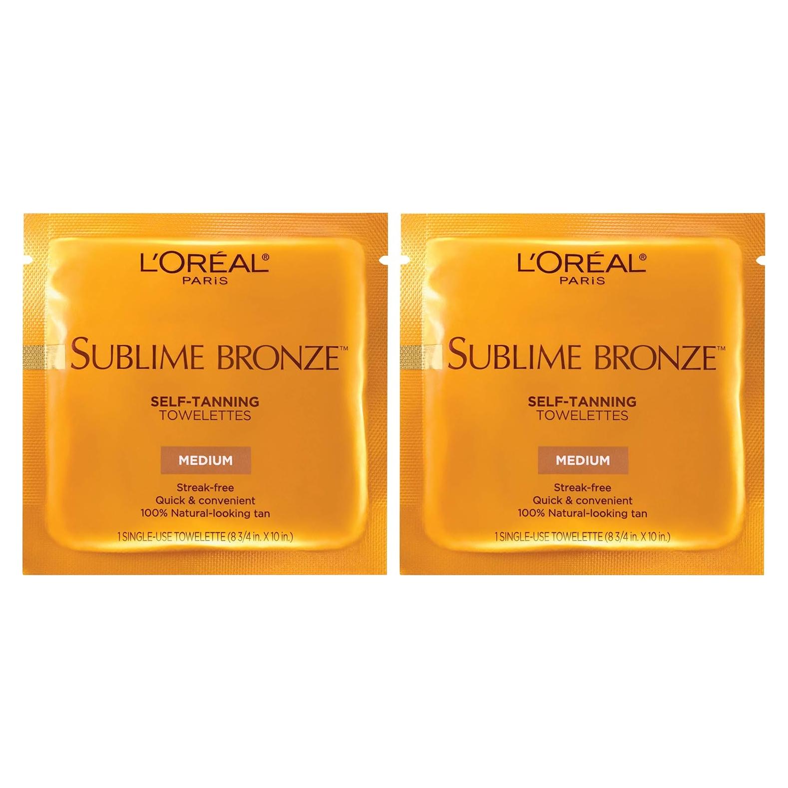 Toallitas Autobronceadoras L'Oreal Paris Sublime Bronze 6 Unidades