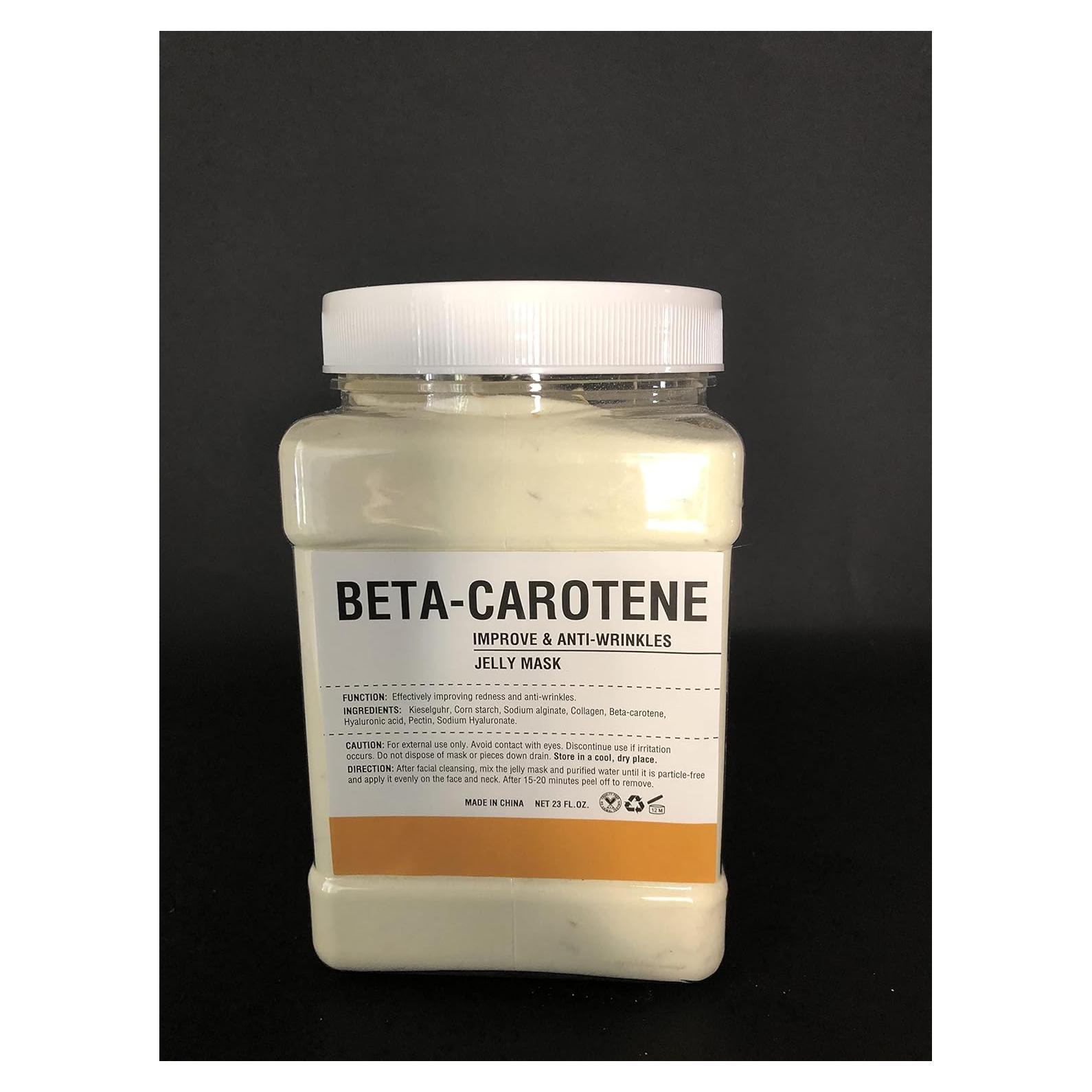 Máscara de Gel de Beta Caroteno Genérico 200ml para Piel Estresada