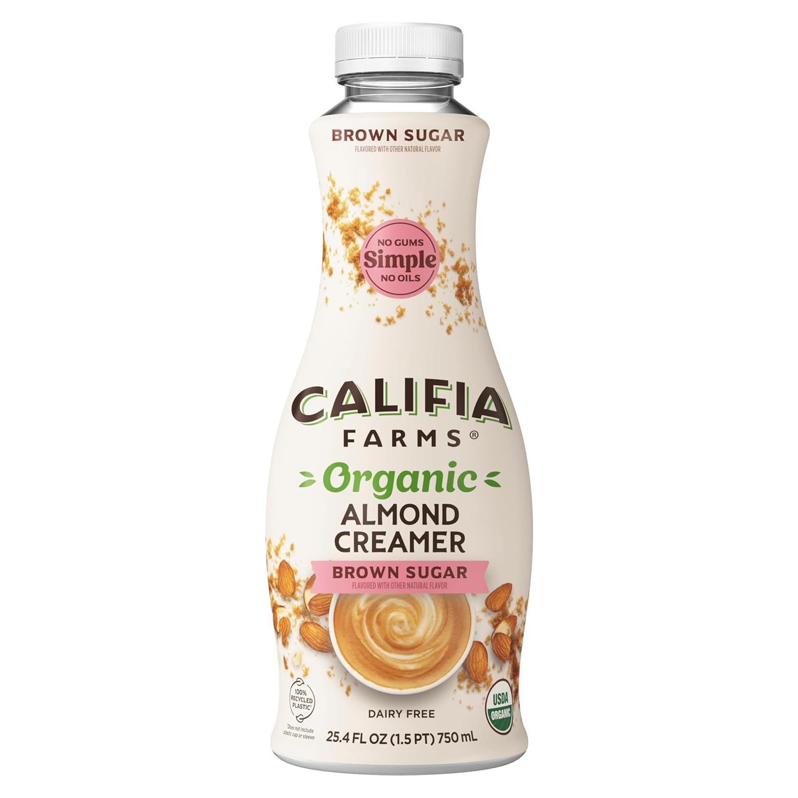 Crema de Café de Almendra Califia Farms 750 ml Orgánica Vegana