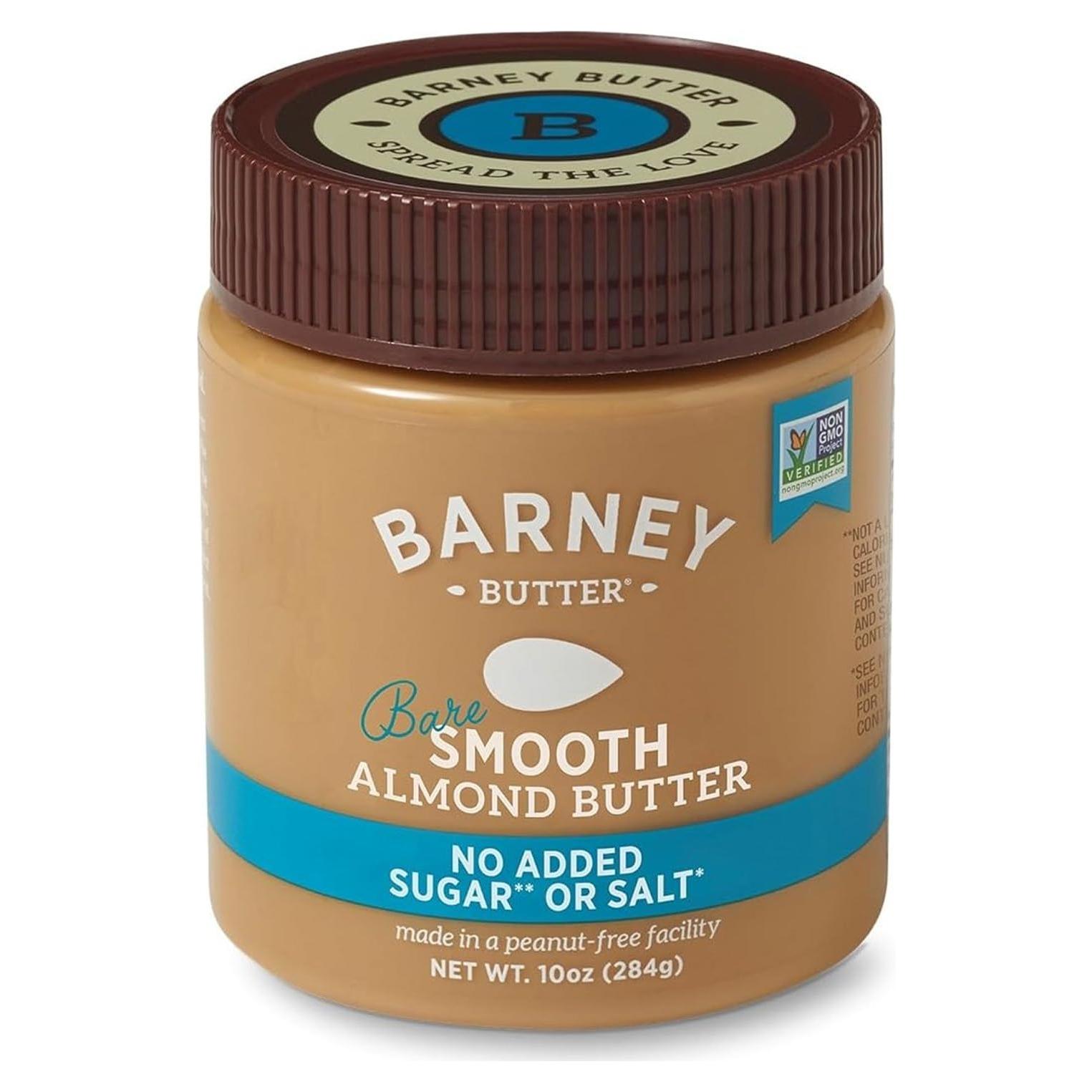Mantequilla de Almendra Barney Butter 283g Suave Natural Sin Azúcar