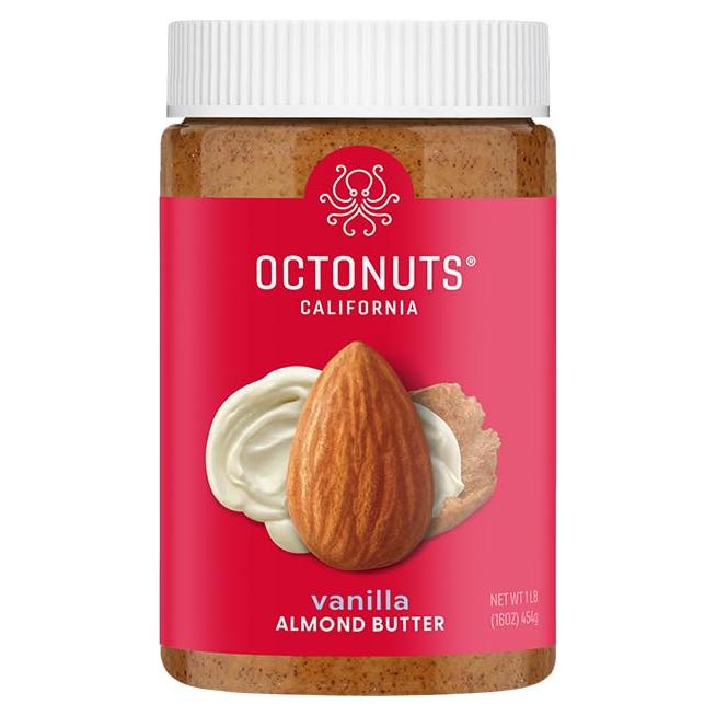 Mantequilla de Almendra Vainilla Asada Octonuts 453g - Vegana