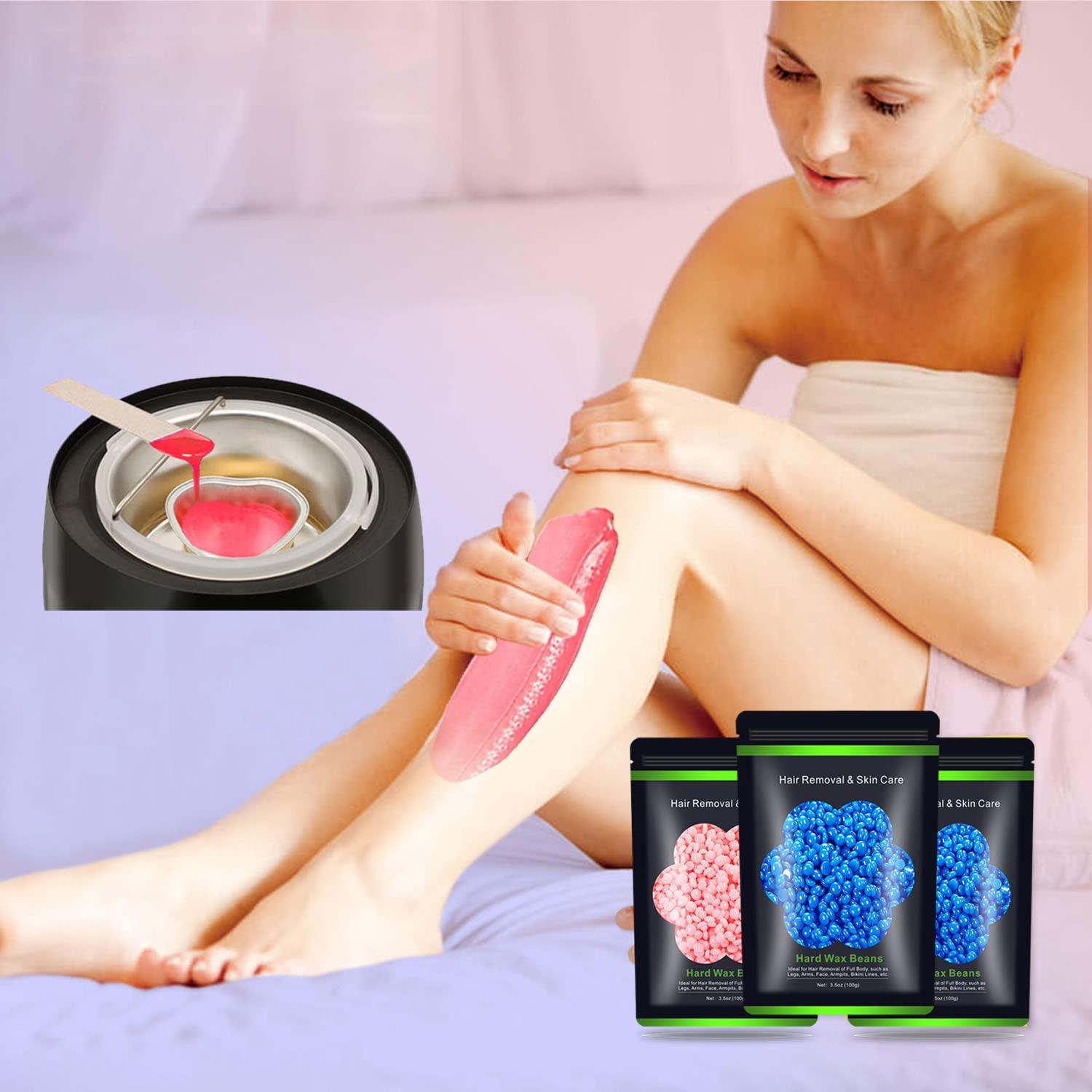 Perlas de Cera Dura Auperwel 300g para Depilación Indolora