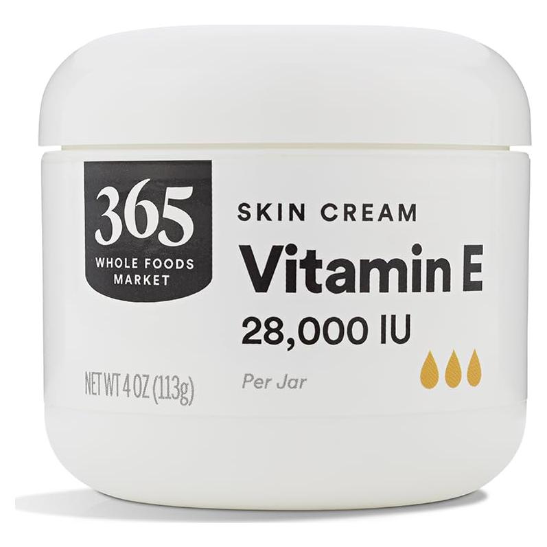 Crema de Vitamina E 365 Whole Foods 28,000 UI 113g Hidratante