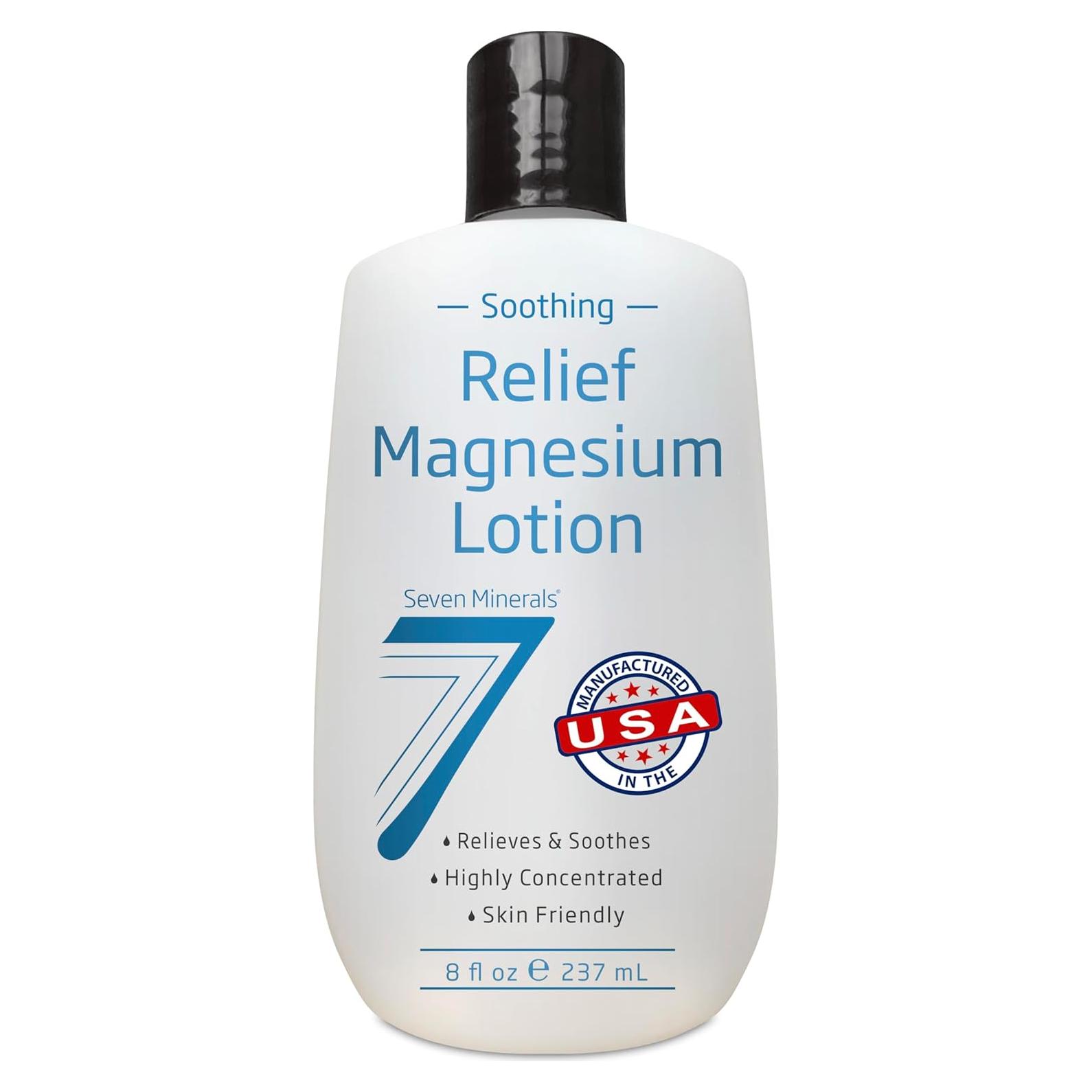 Loción de Magnesio Seven Minerals 236 ml - Alivio Calmante y Sueño