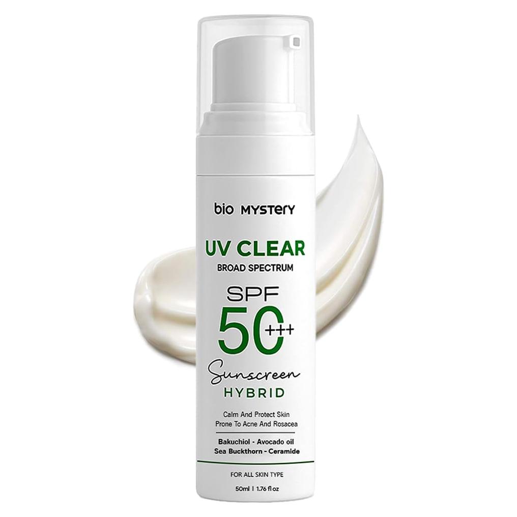 Protector Solar Facial Bio Mystery SPF 50 para Piel Grasa 50ml