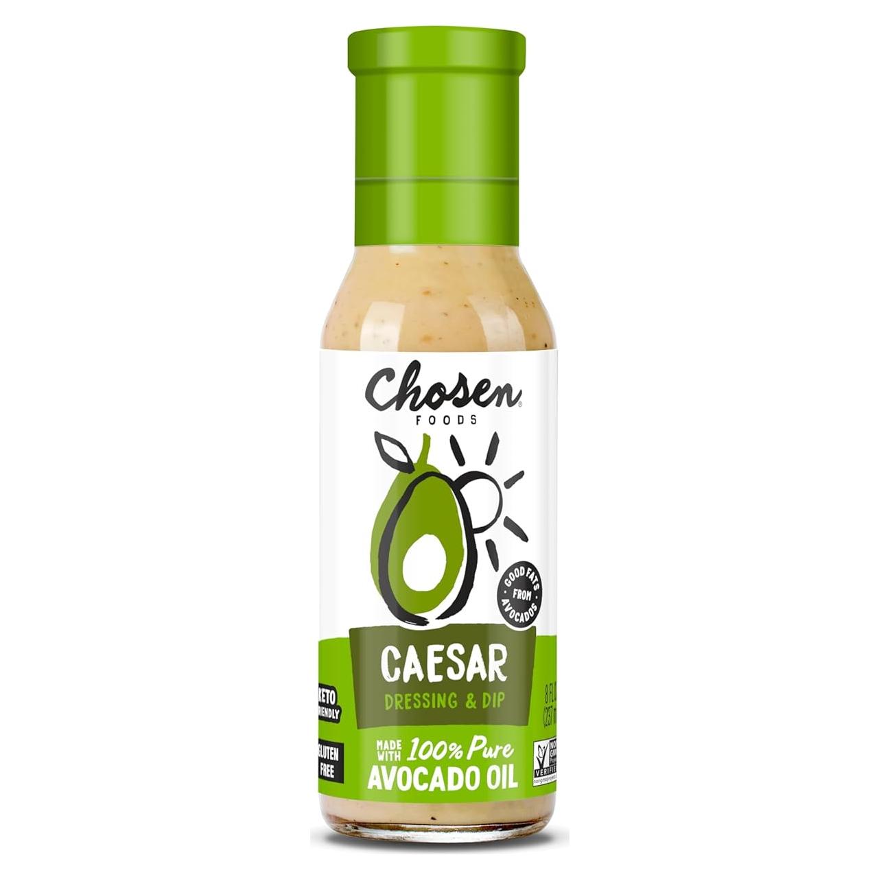Aderezo César Chosen Foods 236.6 ml Aceite de Aguacate Keto